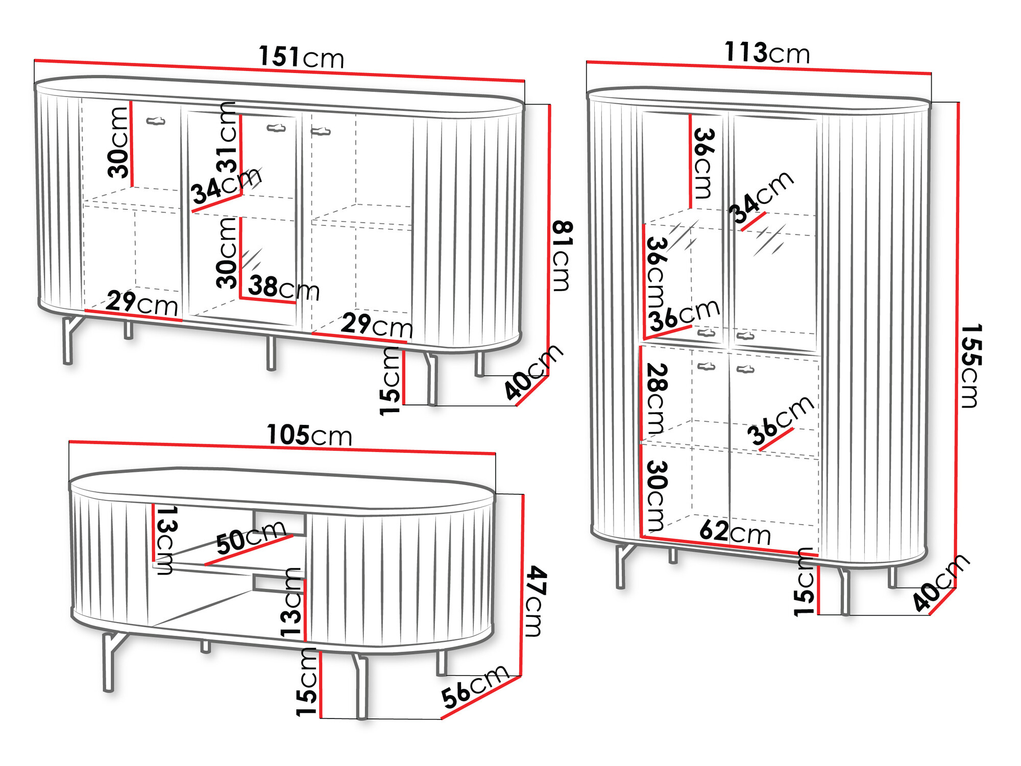 Set za dnevni boravak Novmono 122