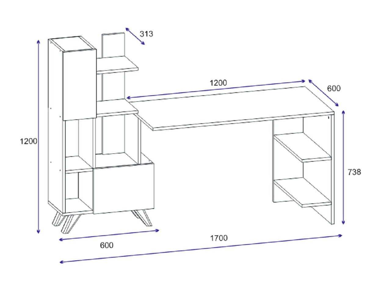 Uredski stol Kailua 2316