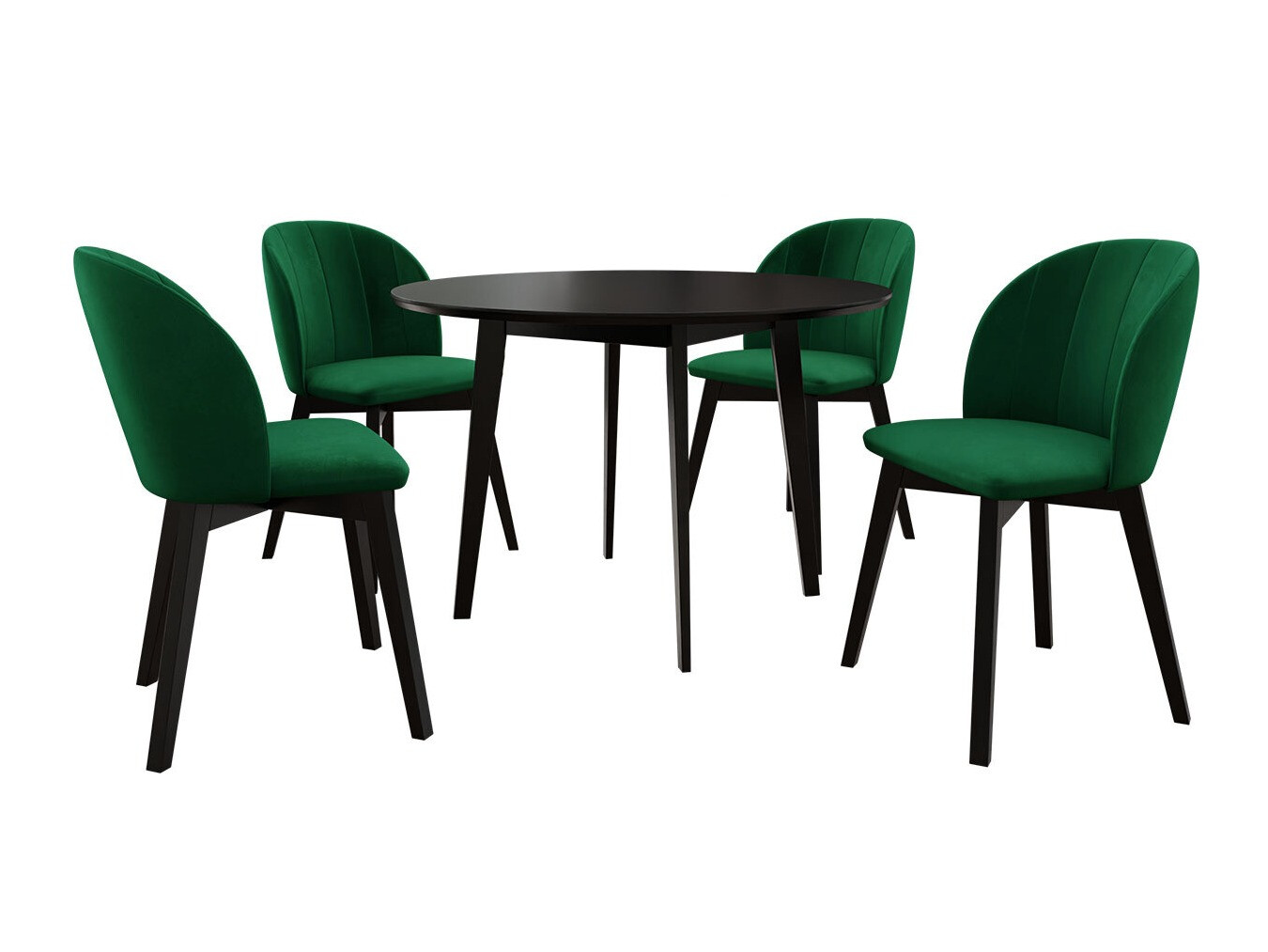 Blagovaonski set Racine 136 (Crna)