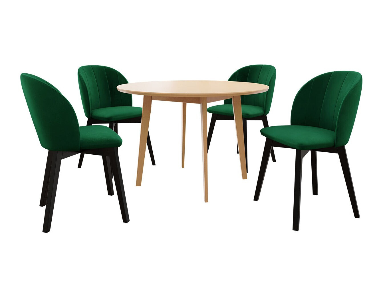 Blagovaonski set Racine 136 (Smeđa)