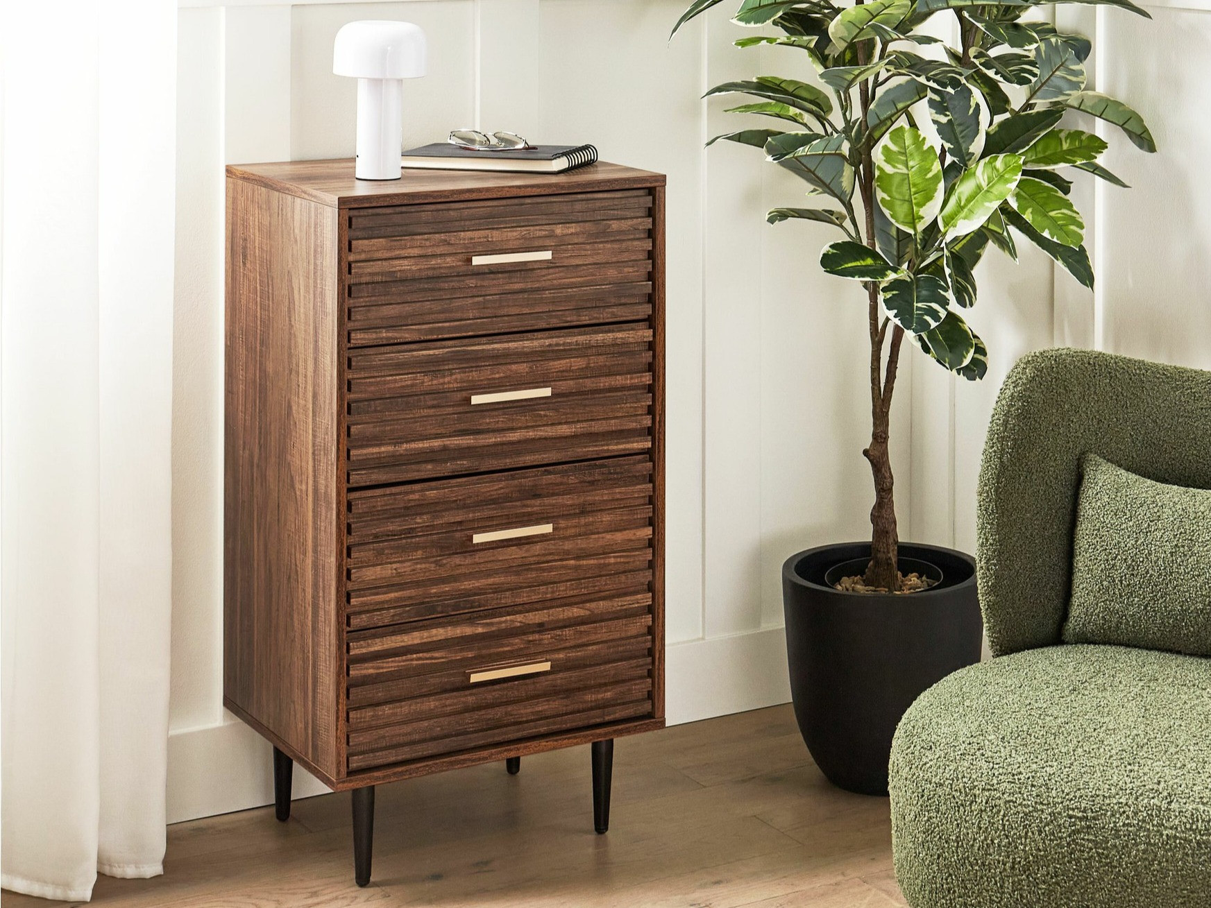 Komoda Berwyn 2912 (Tamno smeđa)