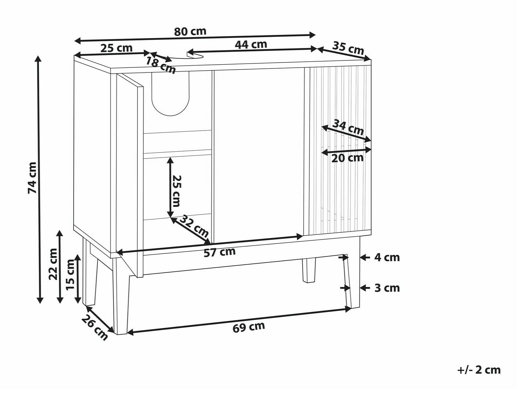 Kupaonski namještaj Berwyn 2344