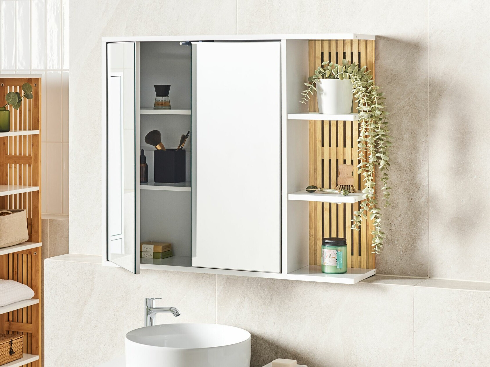 Kupaonski ormarić s ogledalom Berwyn 2343