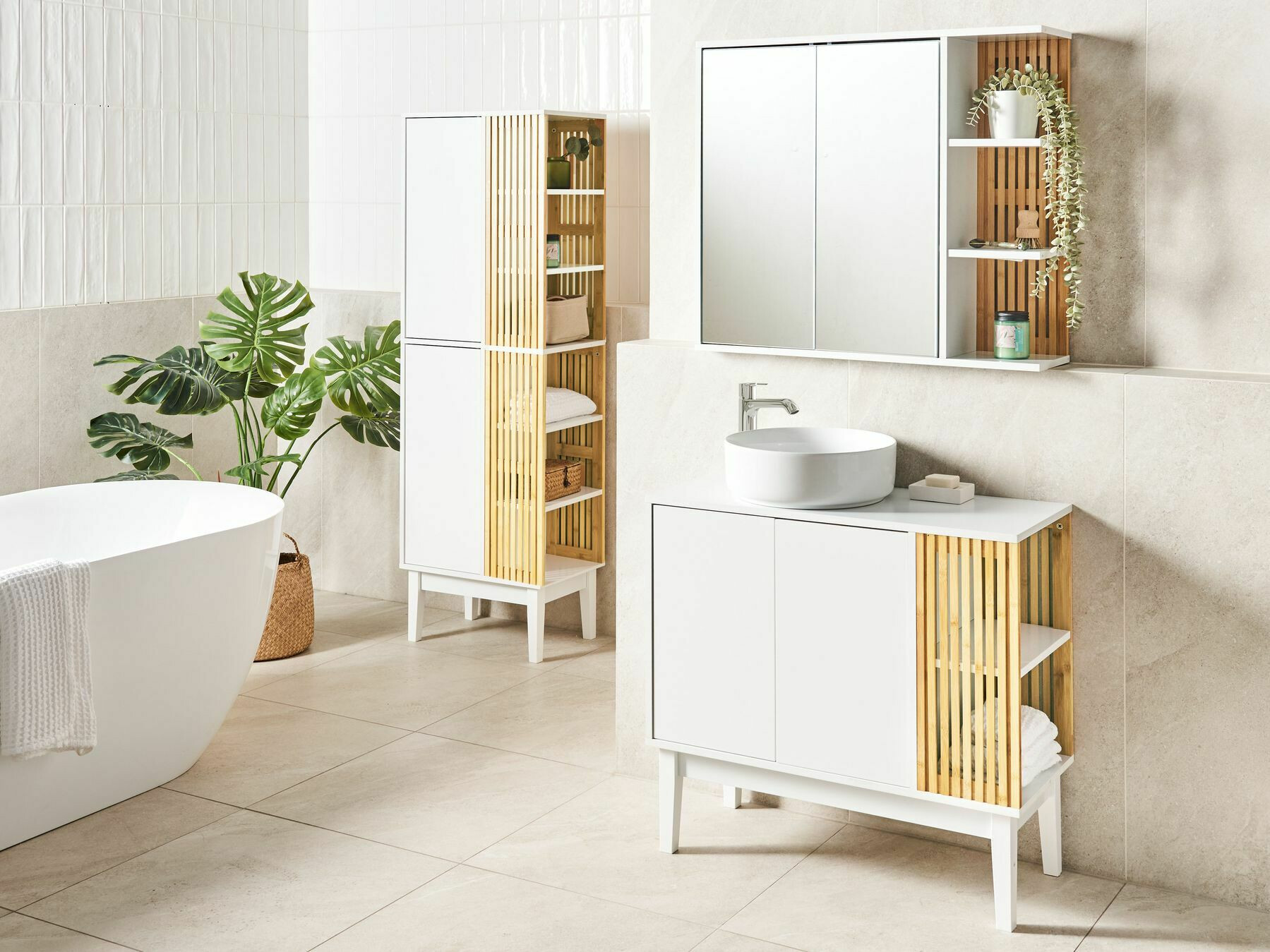 Kupaonski ormarić s ogledalom Berwyn 2343