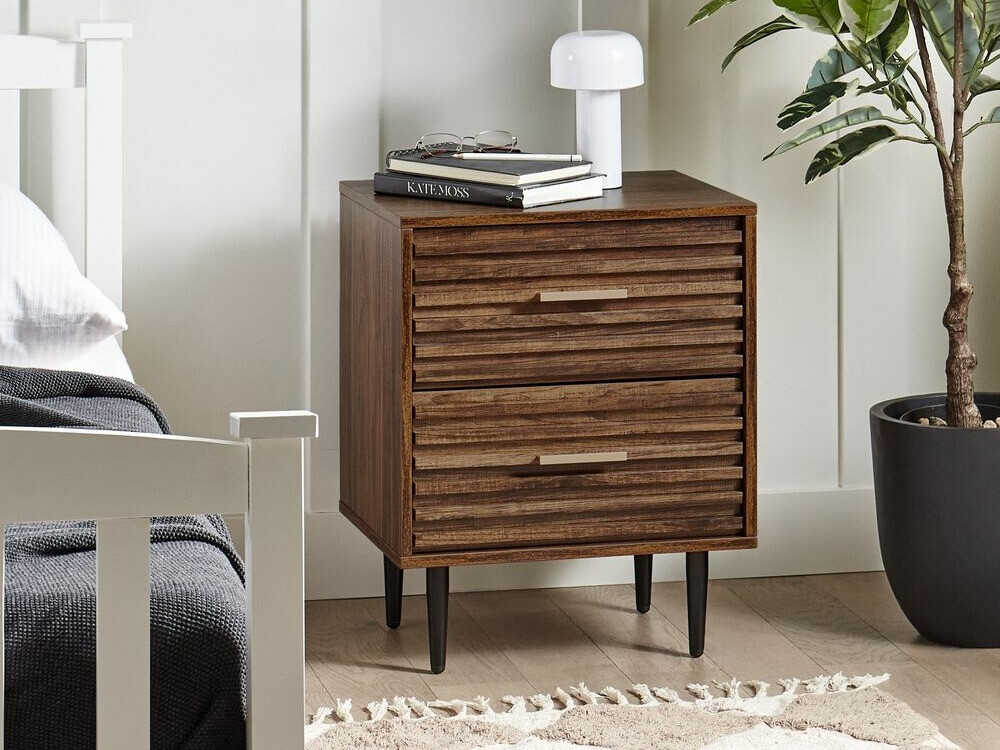 Noćni ormarić Berwyn 2913 (Tamno smeđa)