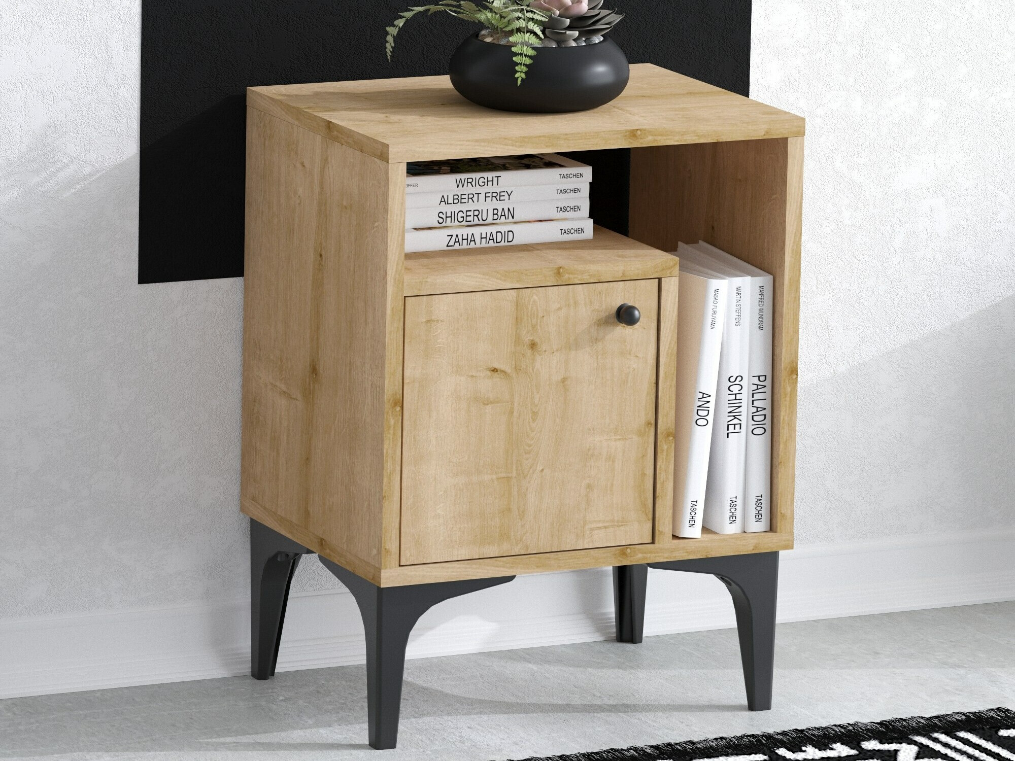 Noćni ormarić Sonliro 136 (Hrast)