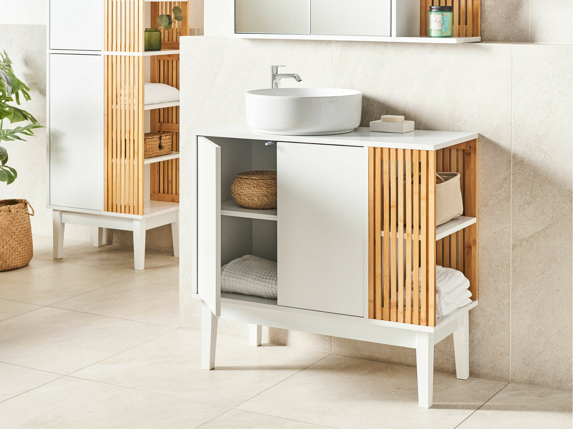 Samostojeći kupaonski ormarić za umivaonik Berwyn 2340