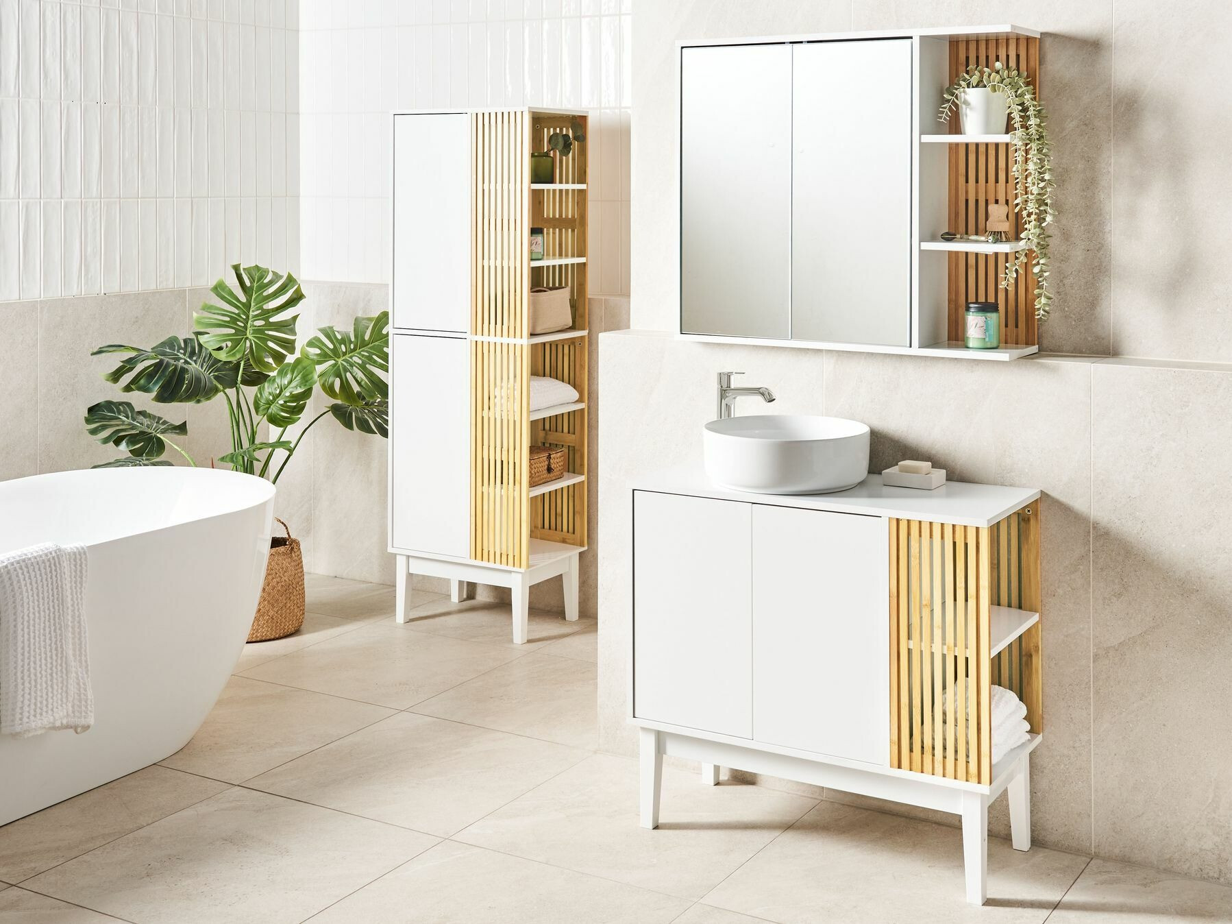 Samostojeći kupaonski ormarić za umivaonik Berwyn 2340