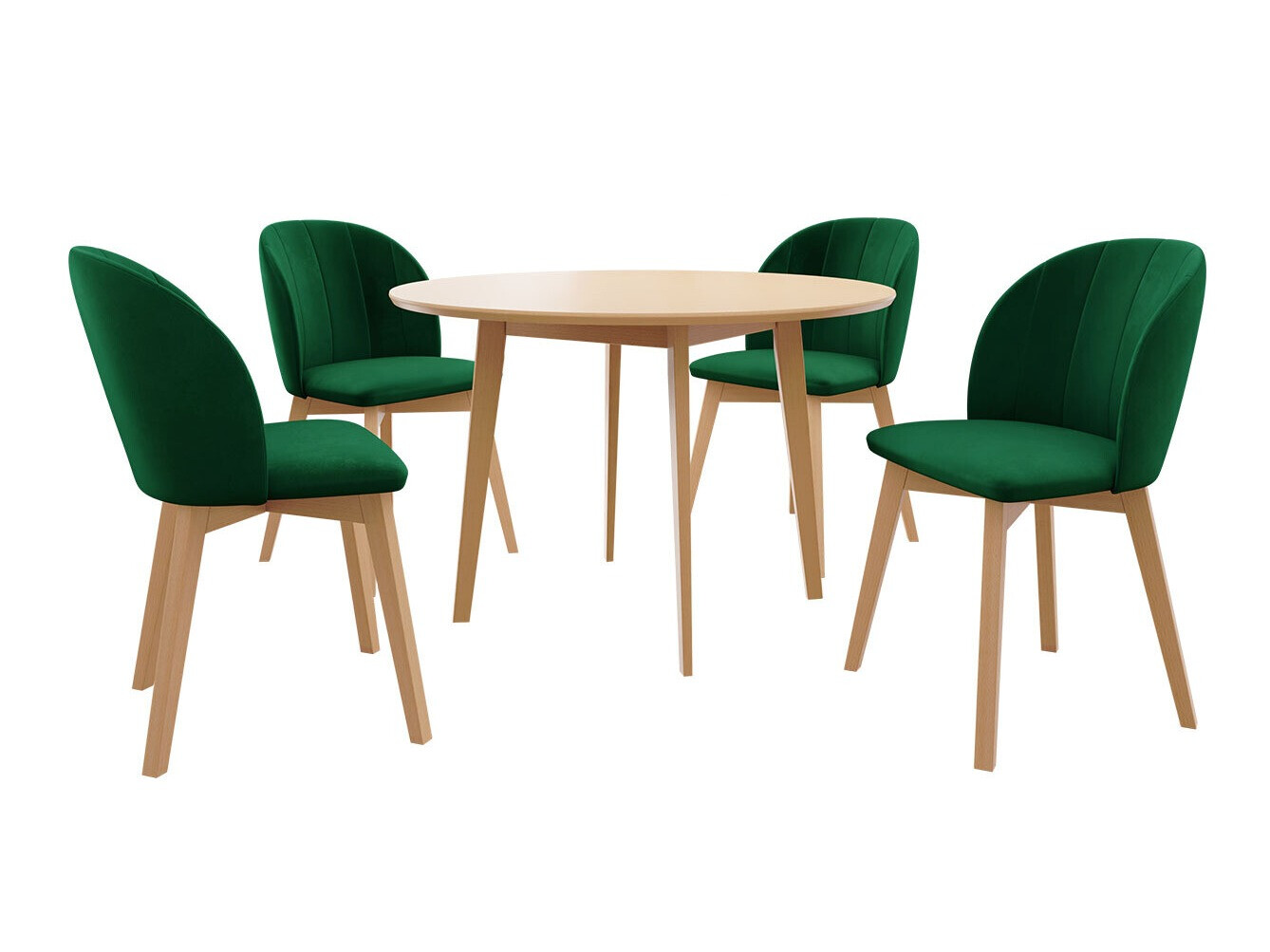 Blagovaonski set Racine 136 (Smeđa)