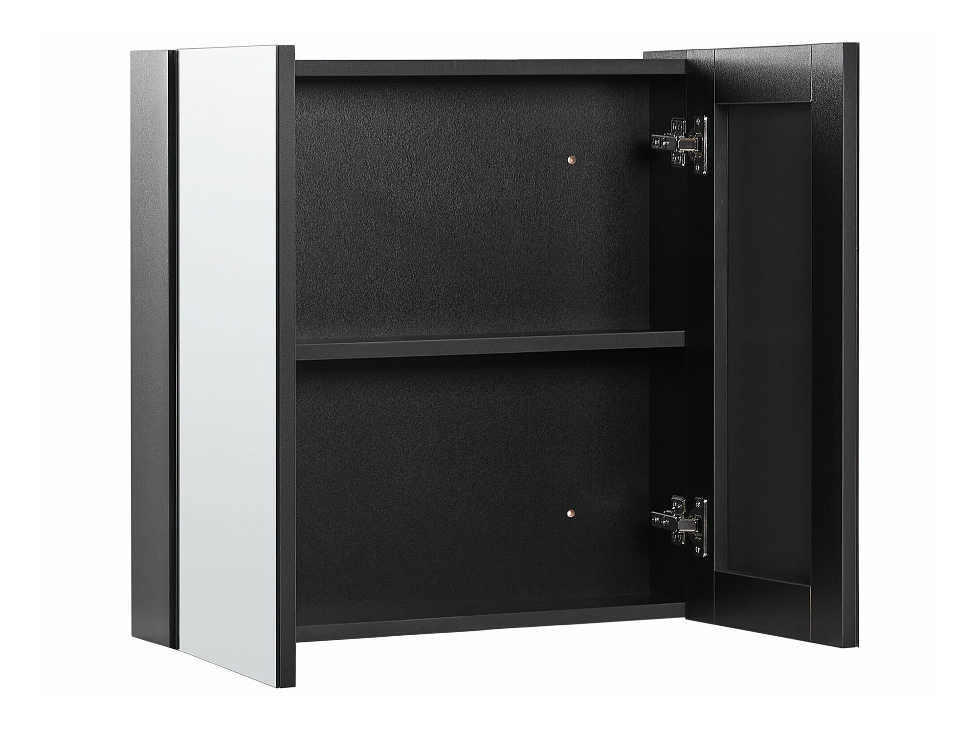 Kupaonski ormarić s ogledalom Berwyn 2349 (Crna)