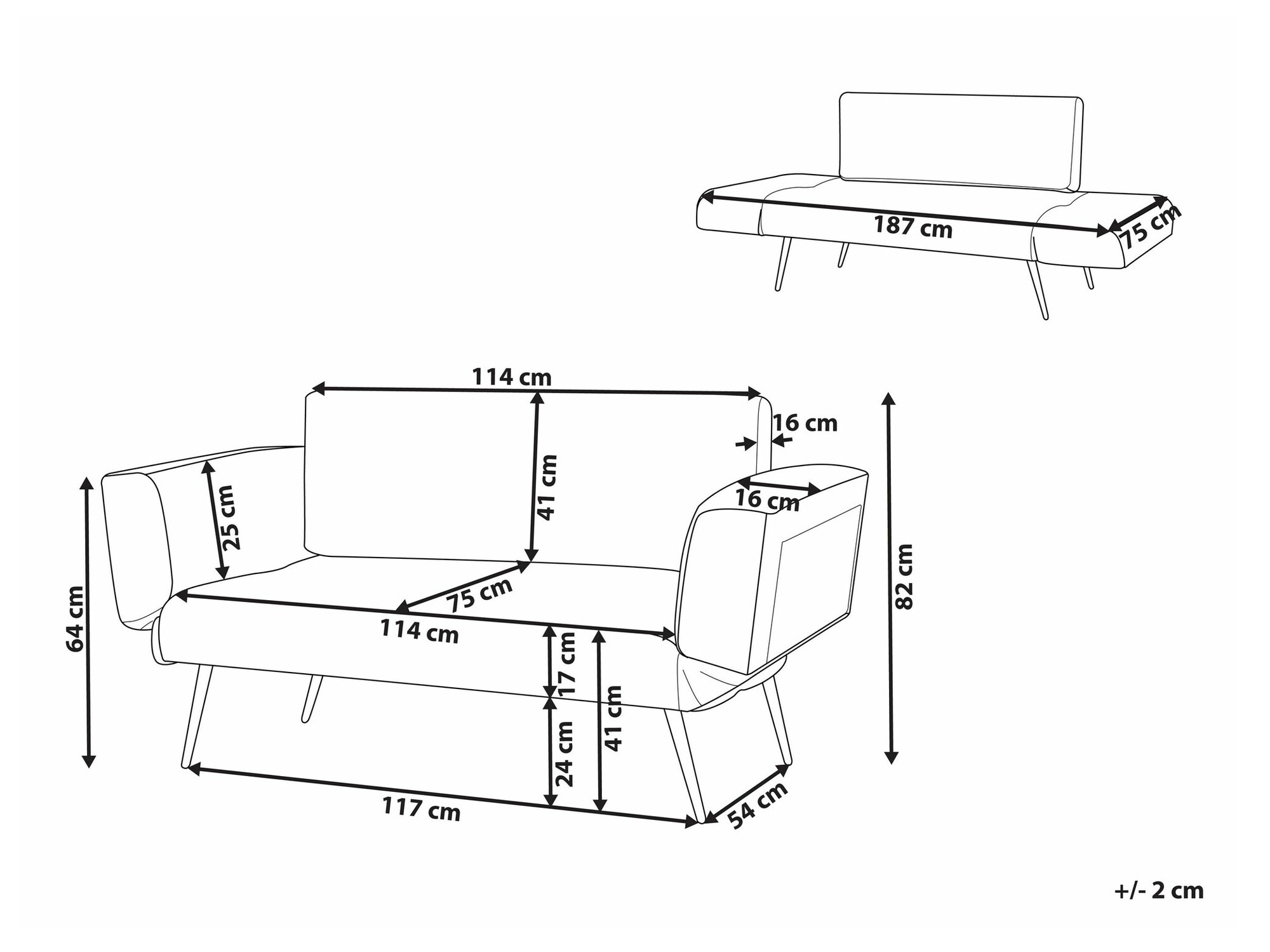 Kauč Berwyn 2362 (Zelena)