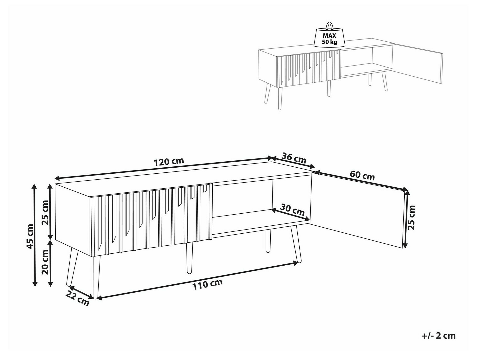 Set za dnevni boravak Berwyn 2360