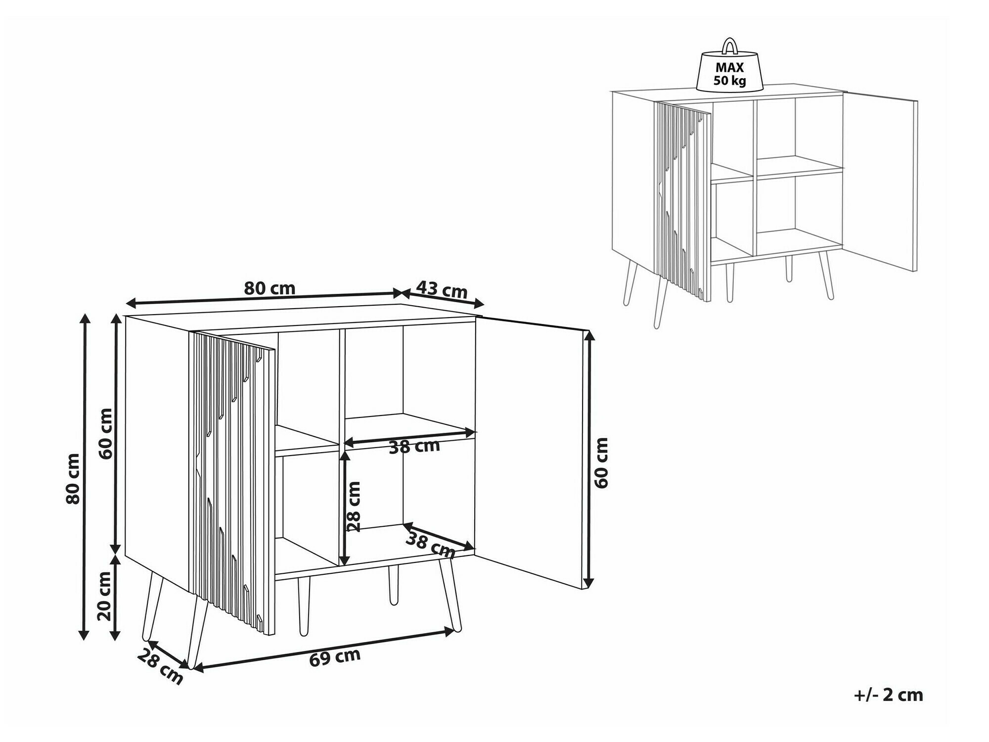 Set za dnevni boravak Berwyn 2360