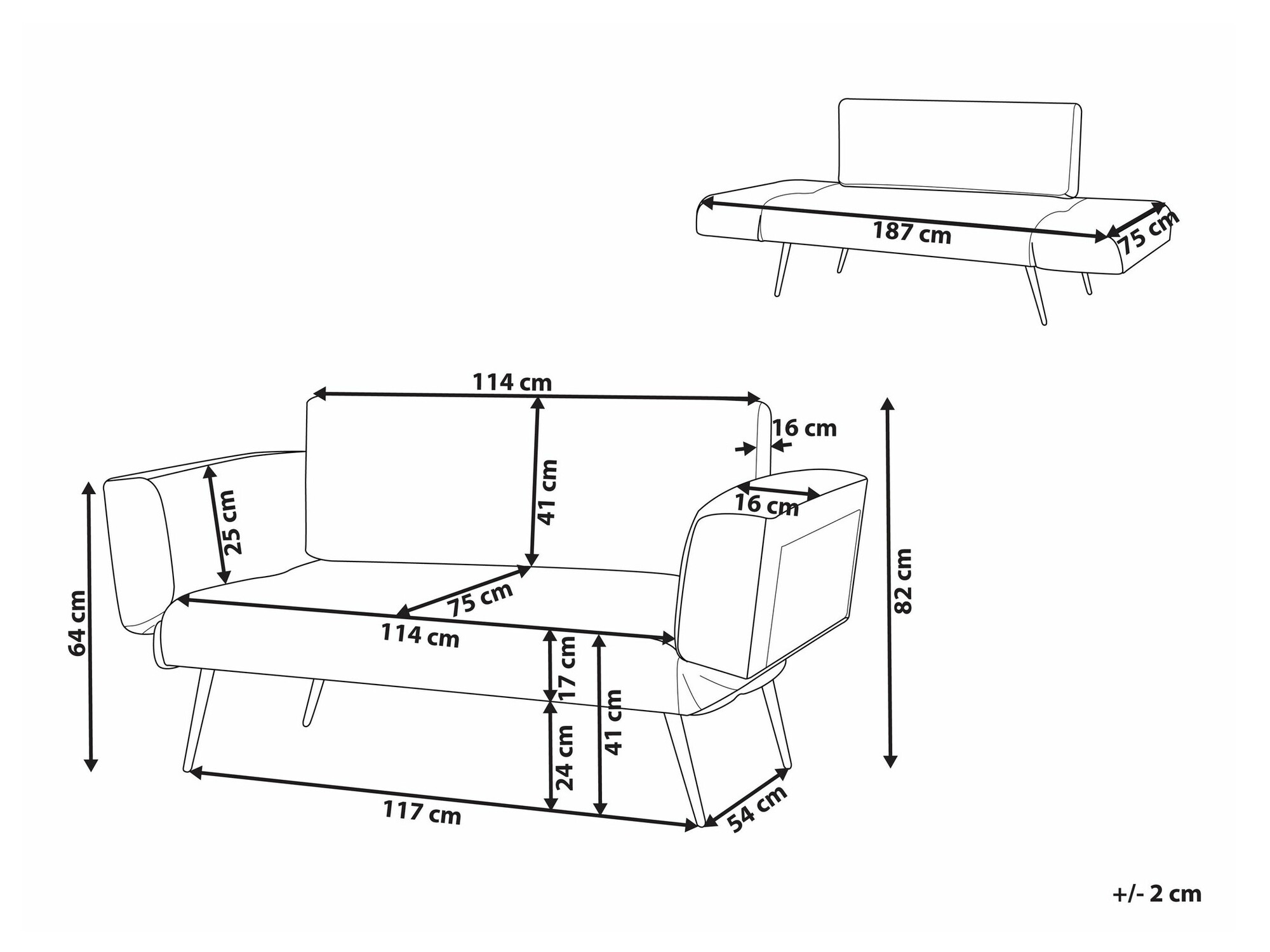 Kauč Berwyn 2362 (Ružičasta)