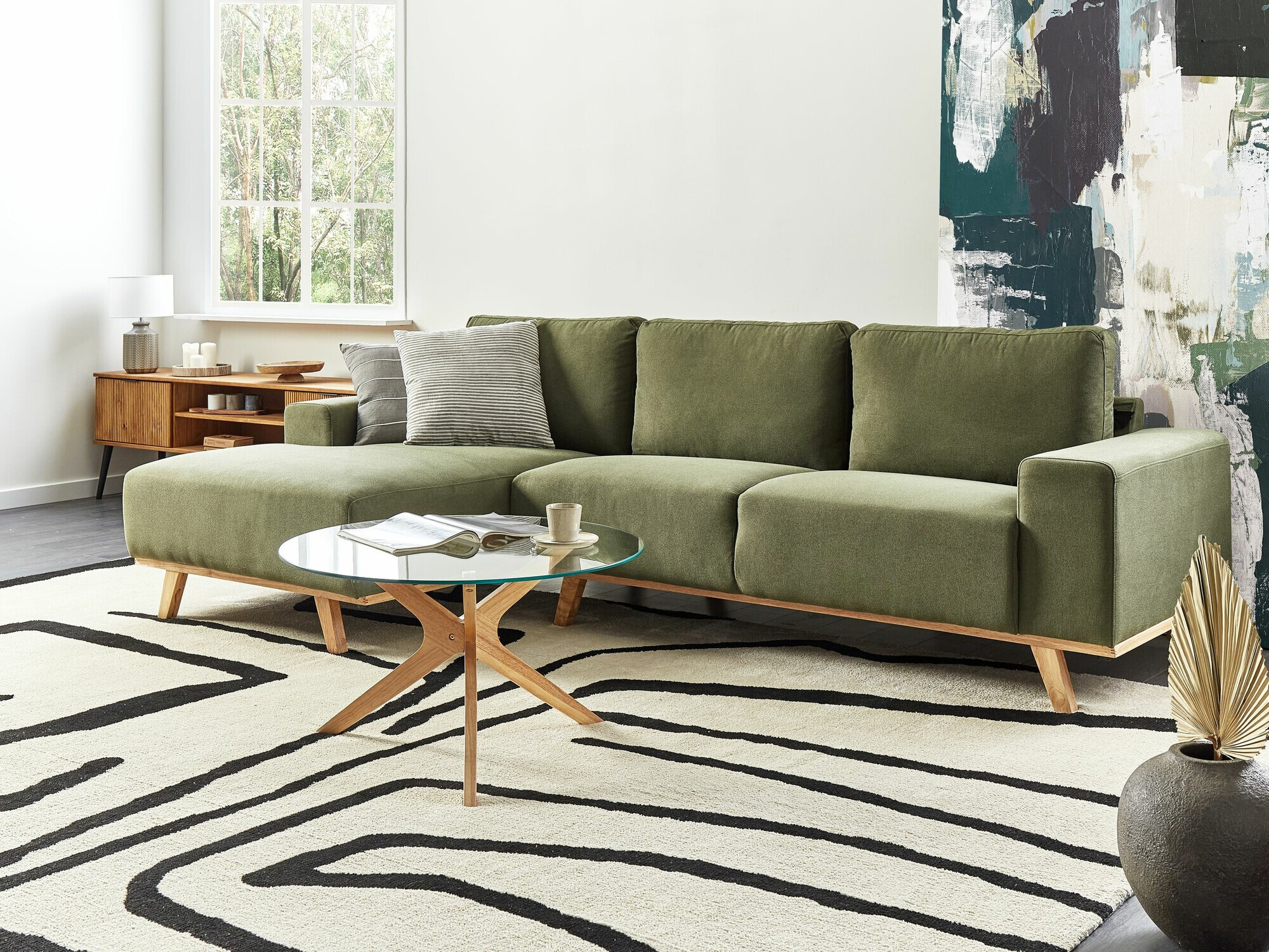 Kutna garnitura Berwyn 2363 (Zelena)