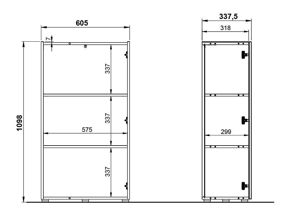Set za kućni ured Evarsoa 106 (Kašmir + Navarra hrast)