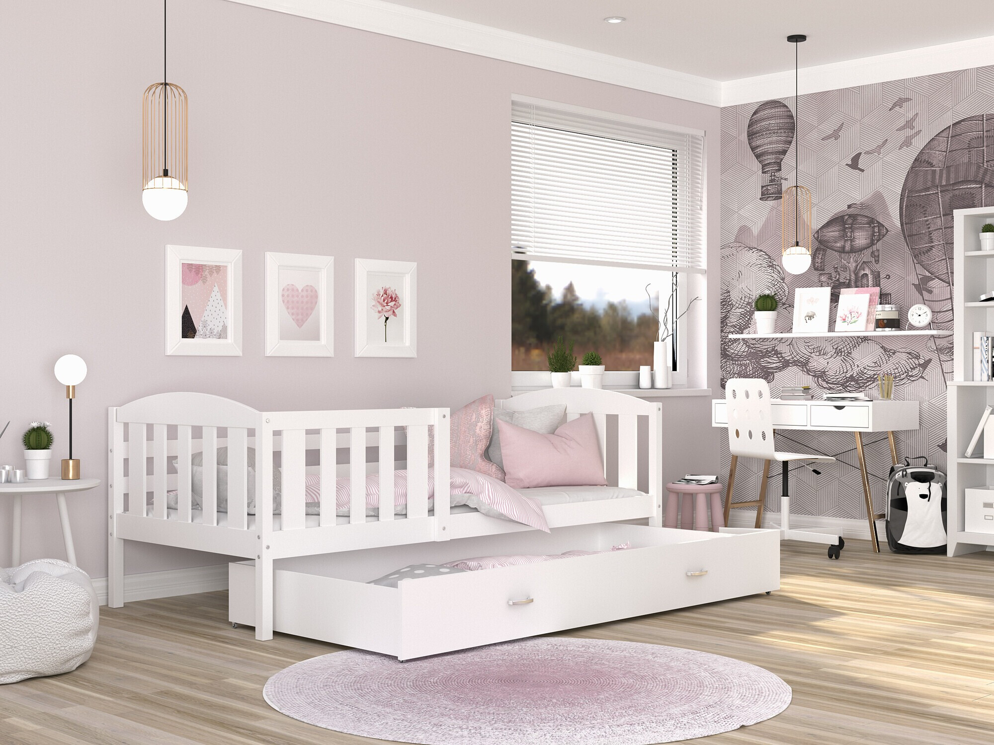 Krevet Aurora 126 (Bijela)