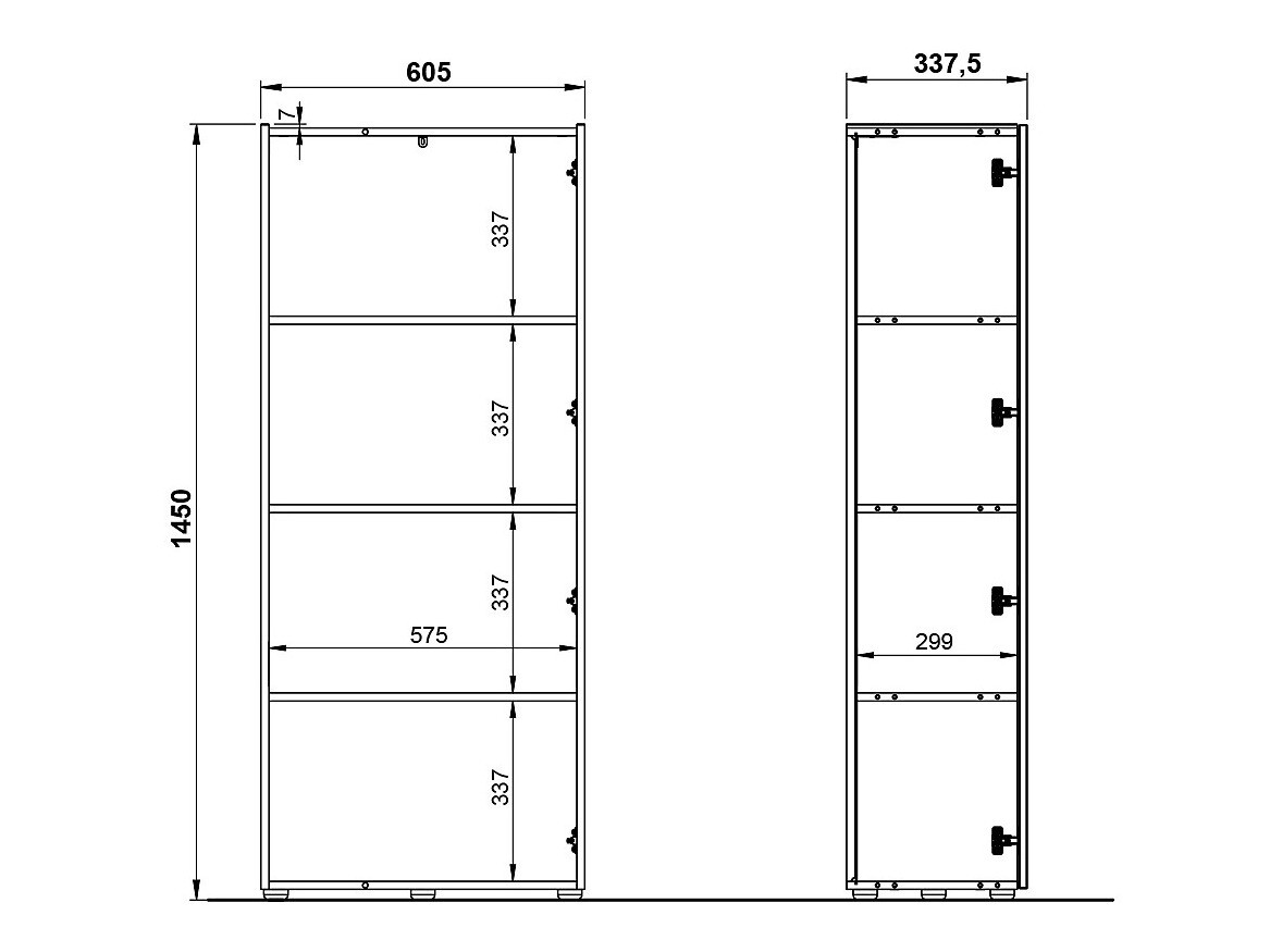 Set za kućni ured Evarsoa 107 (Grafit + Navarra hrast)
