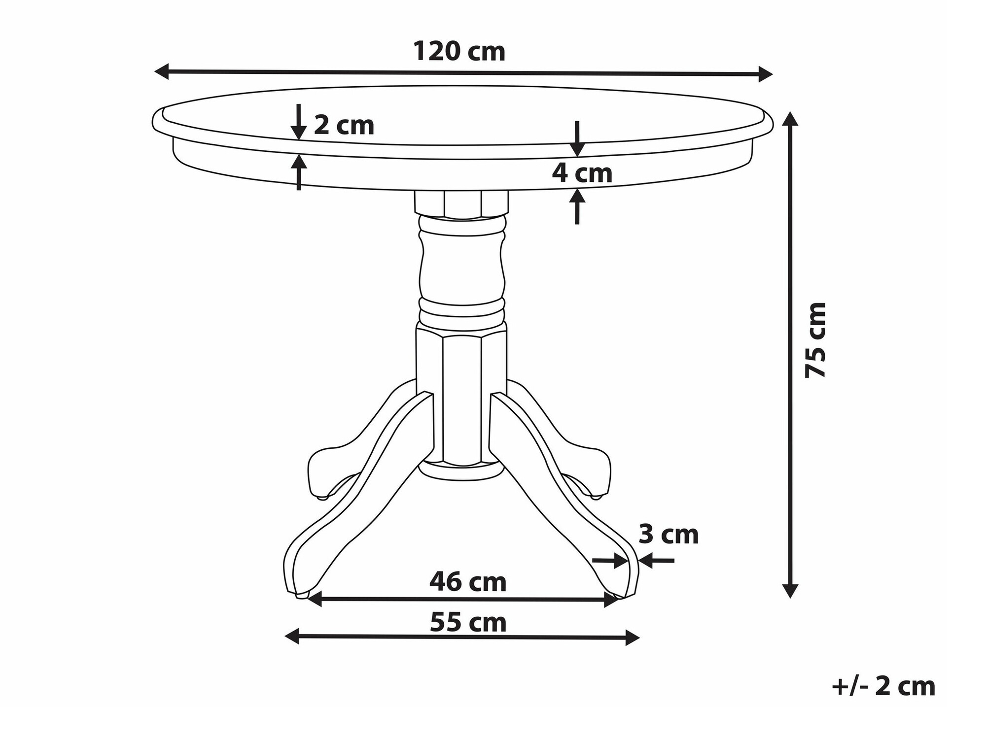 Stol Berwyn 2369 (Bijela)