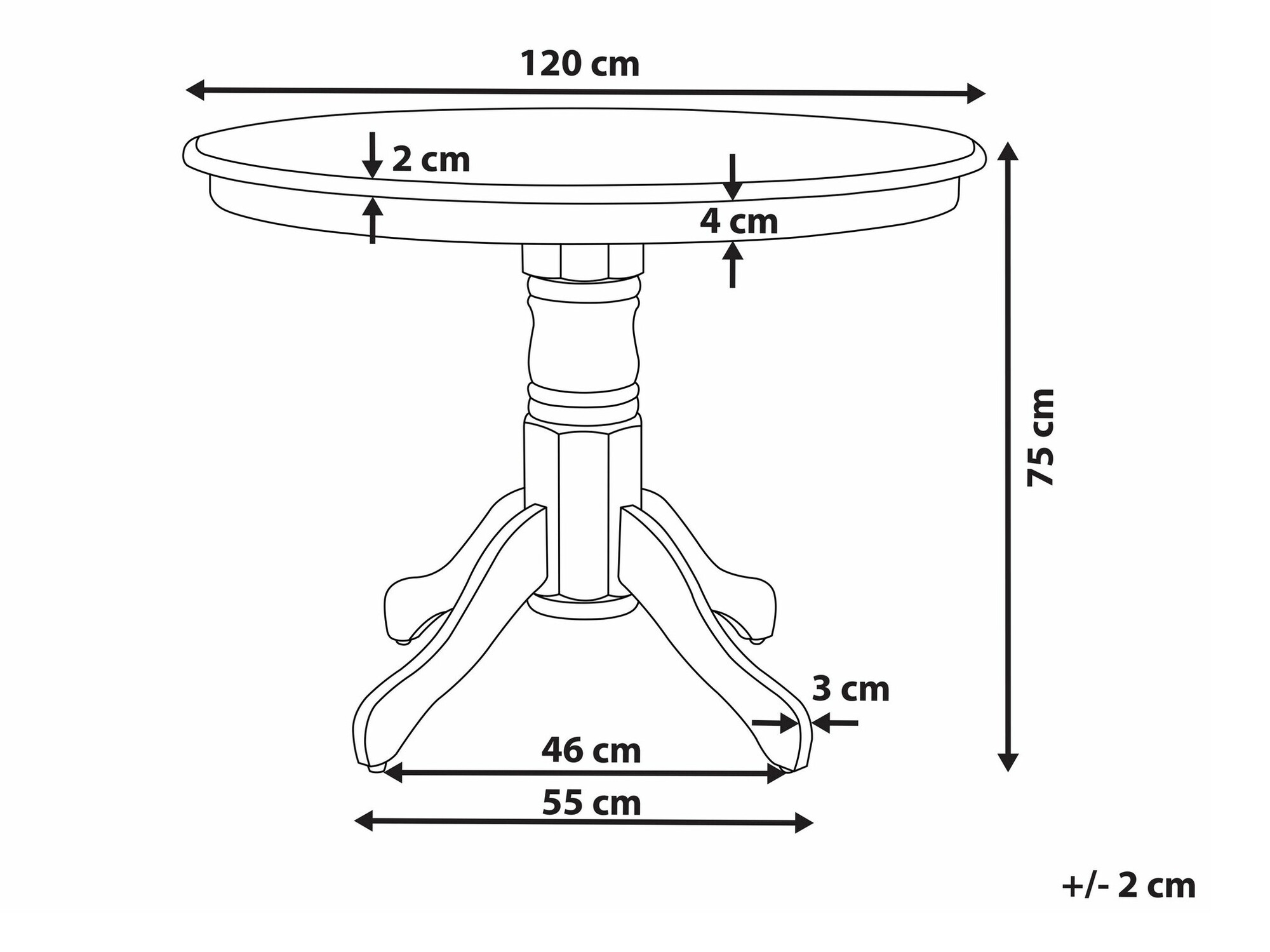 Stol Berwyn 2369 (Crna)