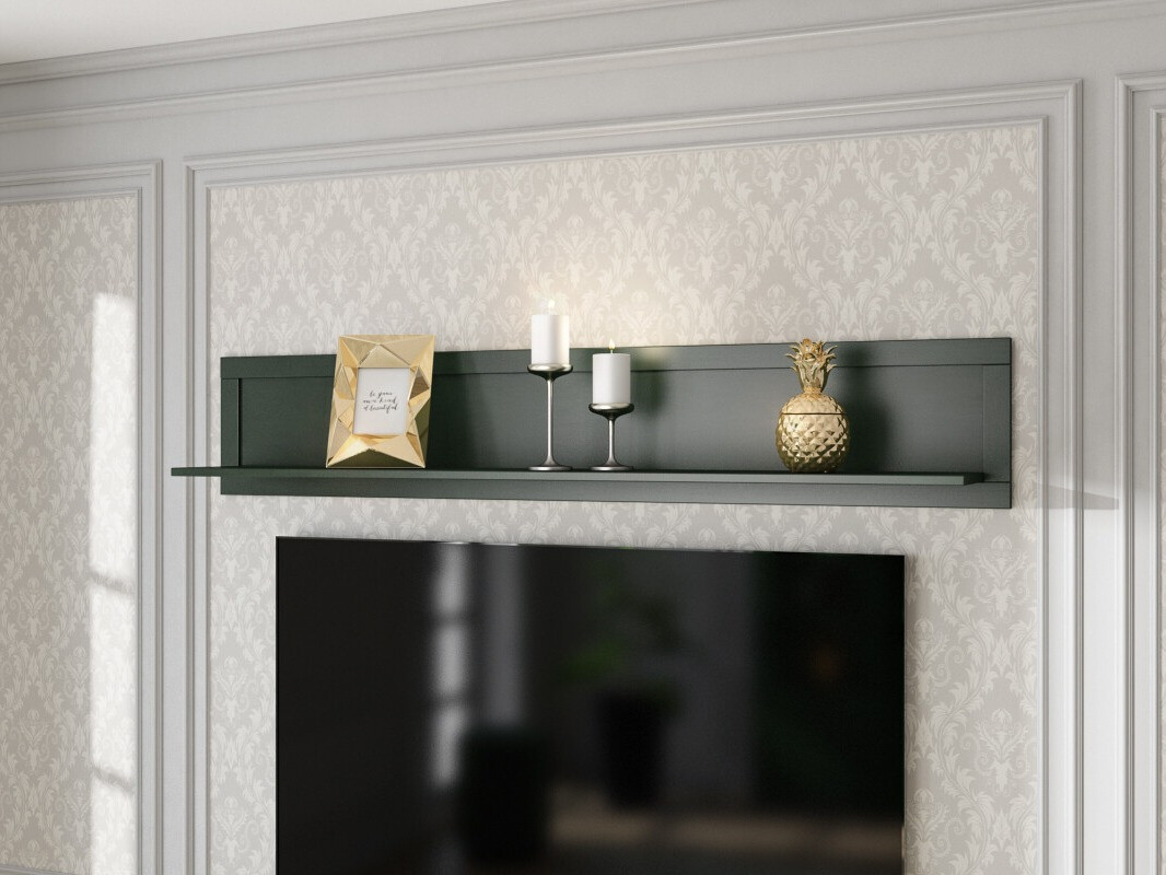 Zidna polica Tolnue 100 (Tamnozelena)