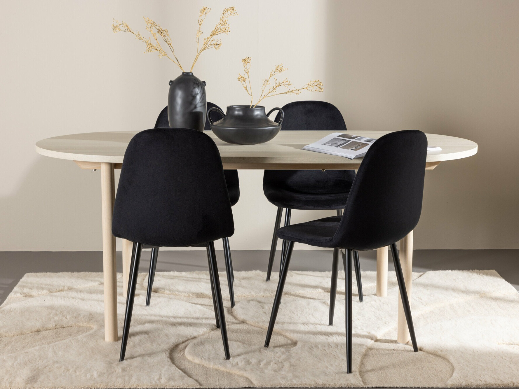 Blagovaonski set Dallas 4612 (Svijetlo smeđa)