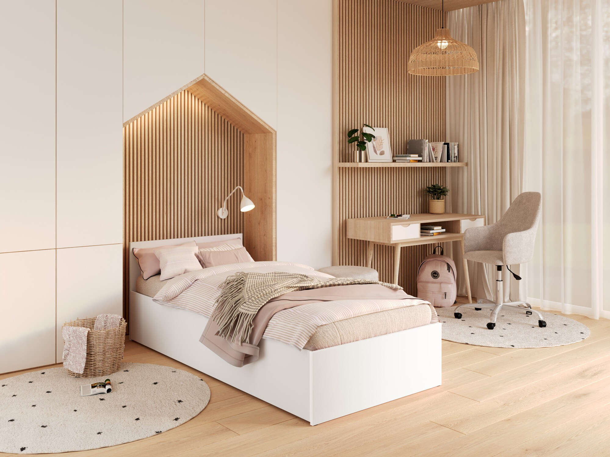 Krevet Aurora 157 (Bijela)