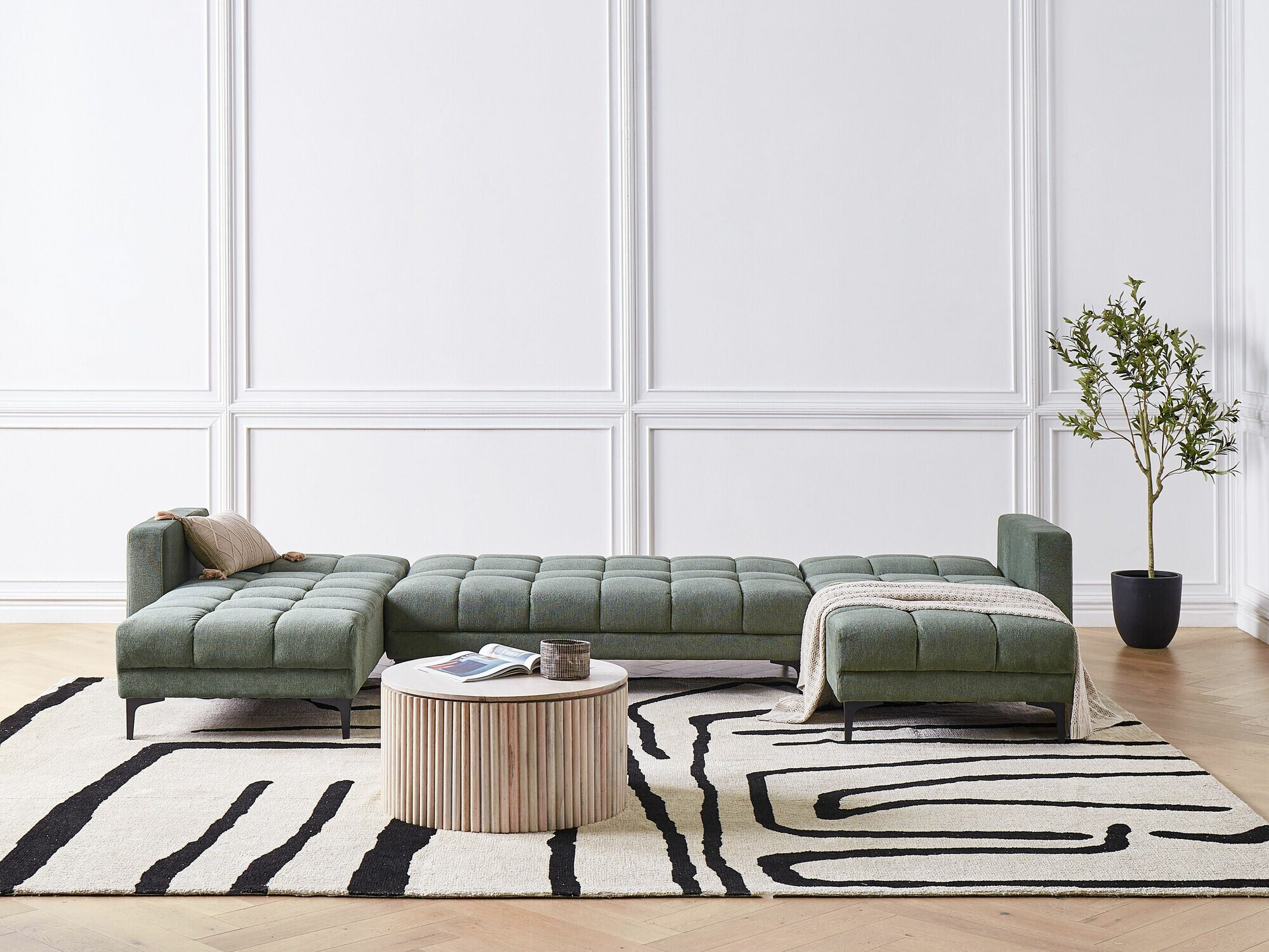 Kutna garnitura Mormiru 104 (Zelena)