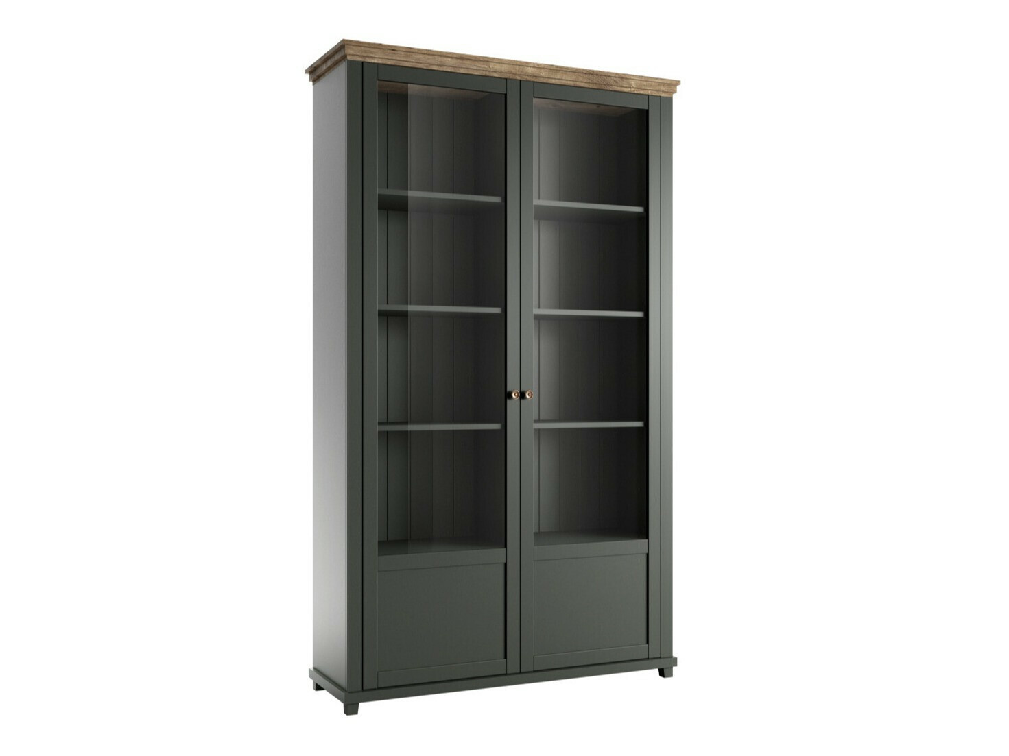 Polica Tolnue 102 (Tamnozelena + Hrast lefkas)