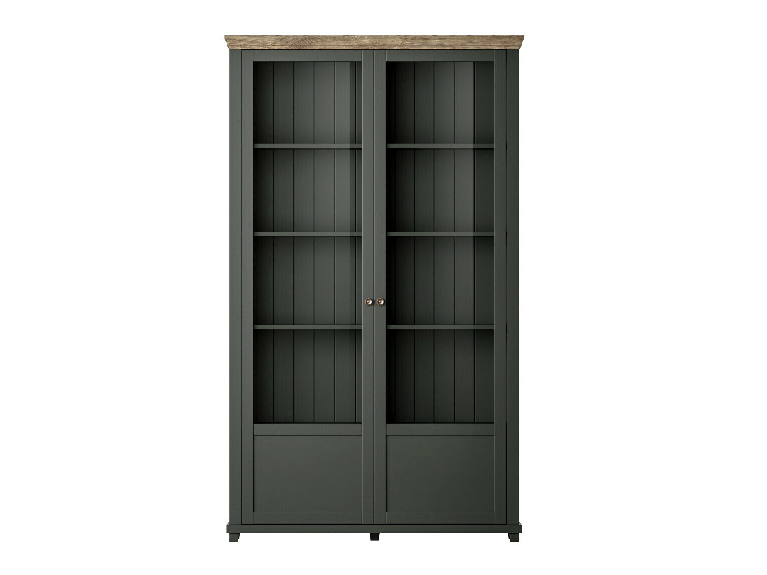 Polica Tolnue 102 (Tamnozelena + Hrast Lefkas)