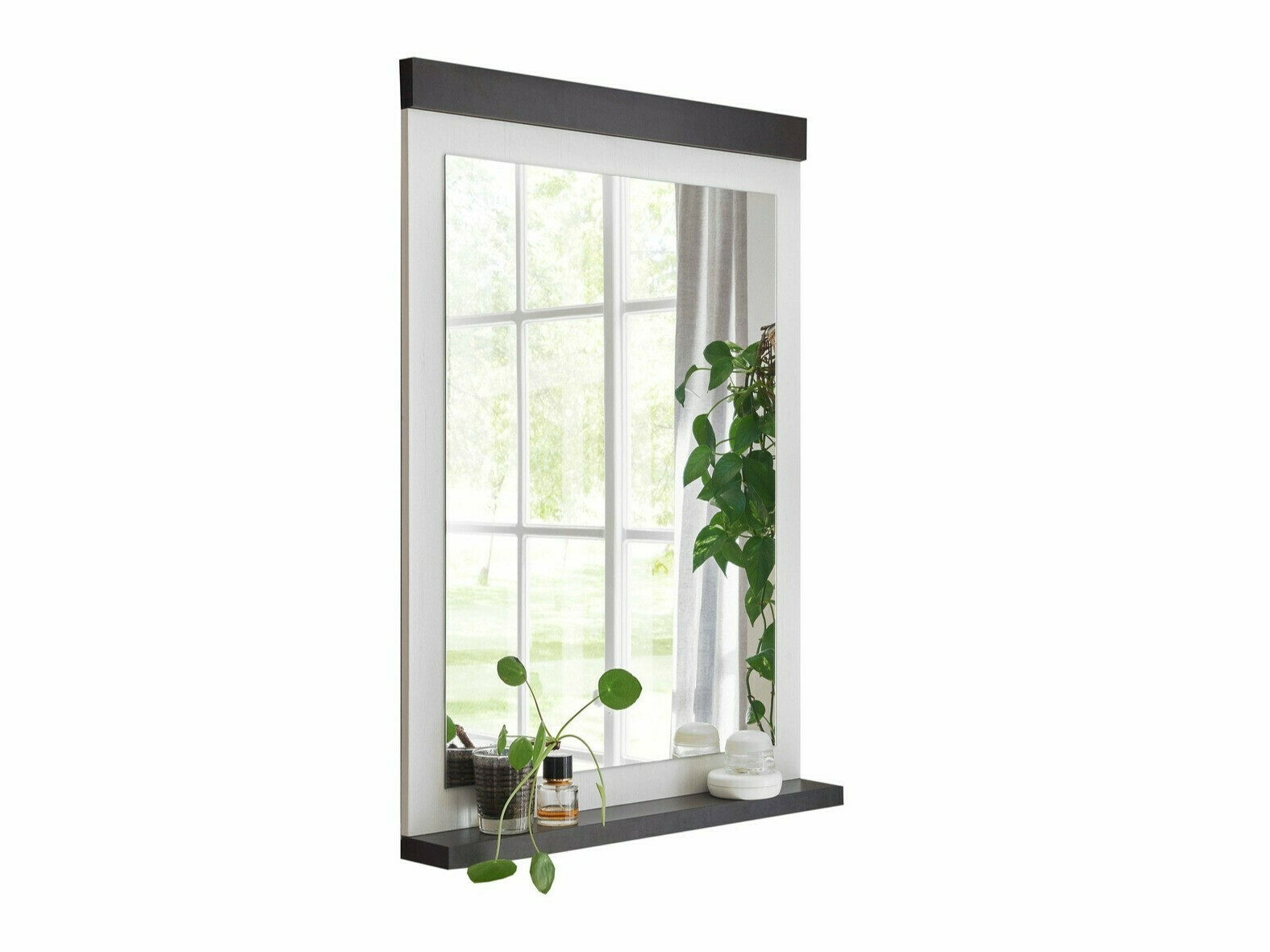 Set za hodnik Cirtale 129 (Izbijeljeni bor + Antrahite)