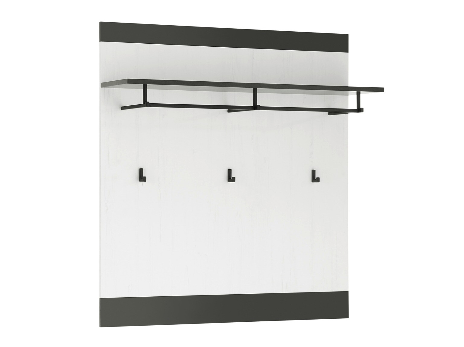 Set za hodnik Cirtale 130 (Bijeljeni bor + Antracit)