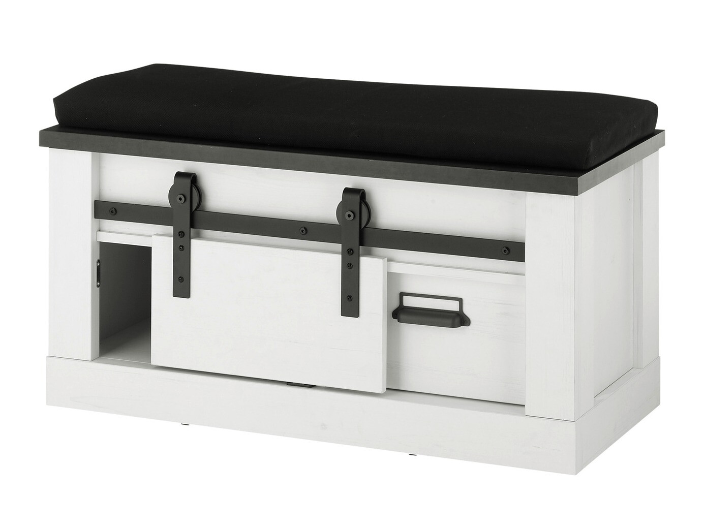 Set za hodnik Cirtale 130 (Bijeljeni bor + Antracit)