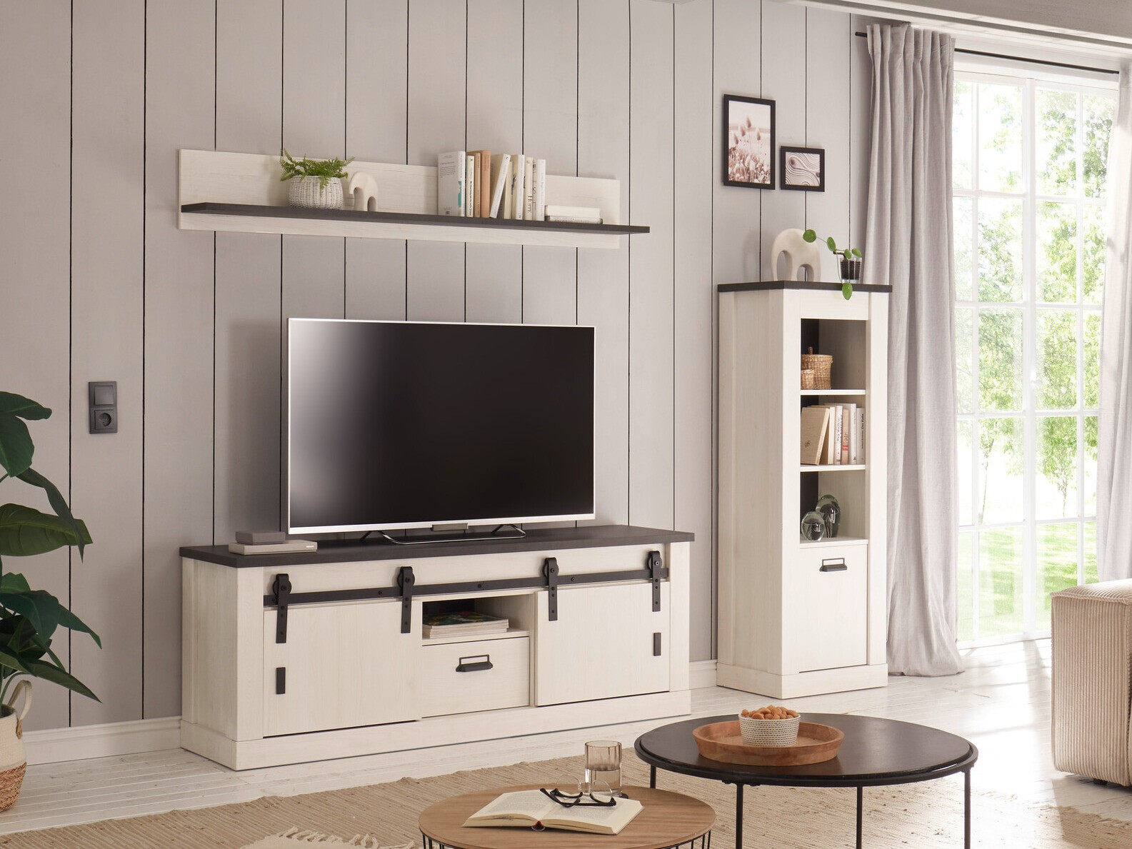 Dnevni boravak Cirtale 131 (Bijeljeni bor + Antracit)