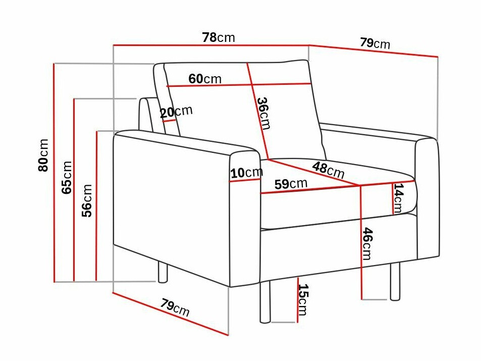 Fotelja Tenfloa 102 (Malmo 95)