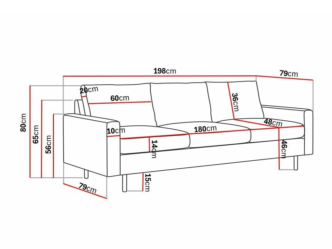 Kauč Tenfloa 101 (Lincoln 03)