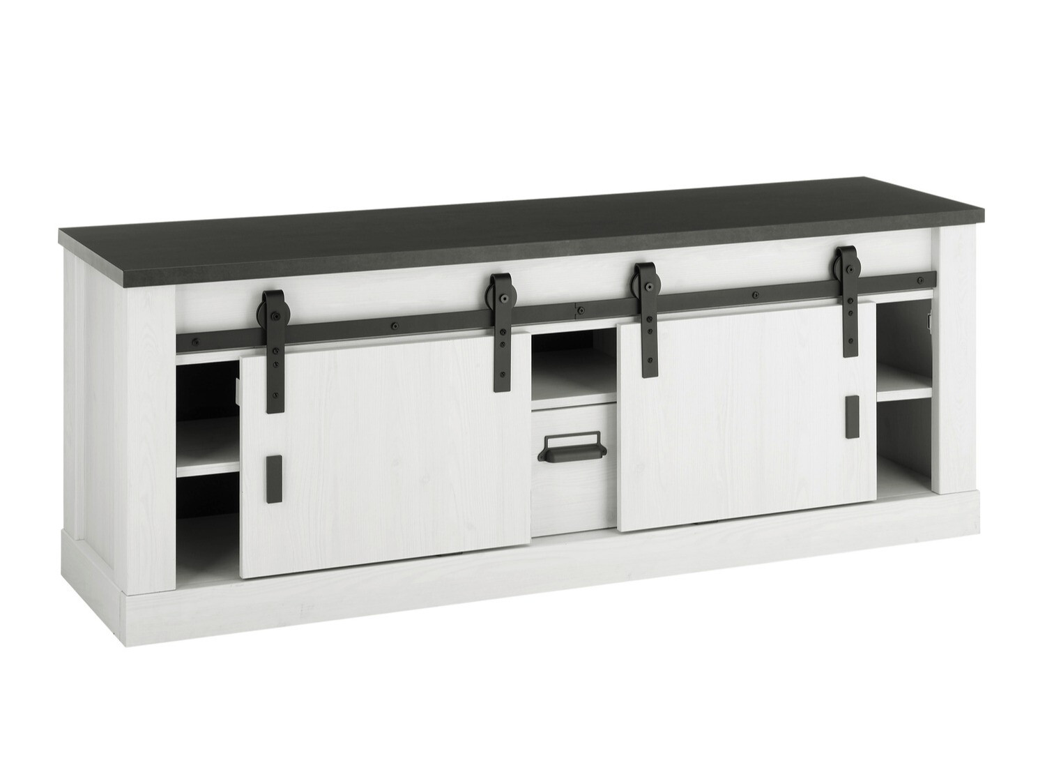 Set za dnevni boravak Cirtale 131 (Izbijeljeni bor + Antracit)