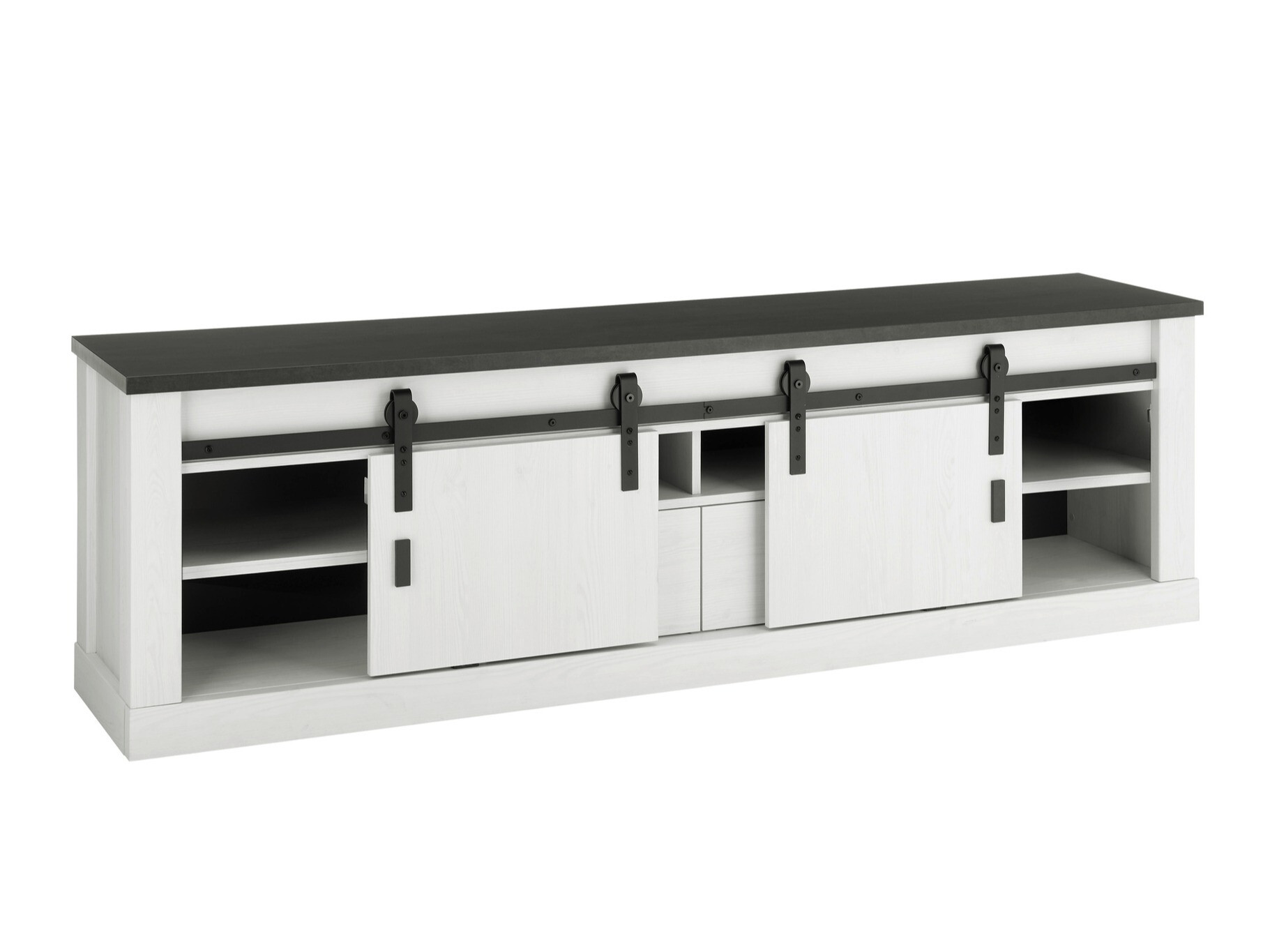 Set za dnevni boravak Cirtale 132 (Izbijeljeni bor + Antracit)