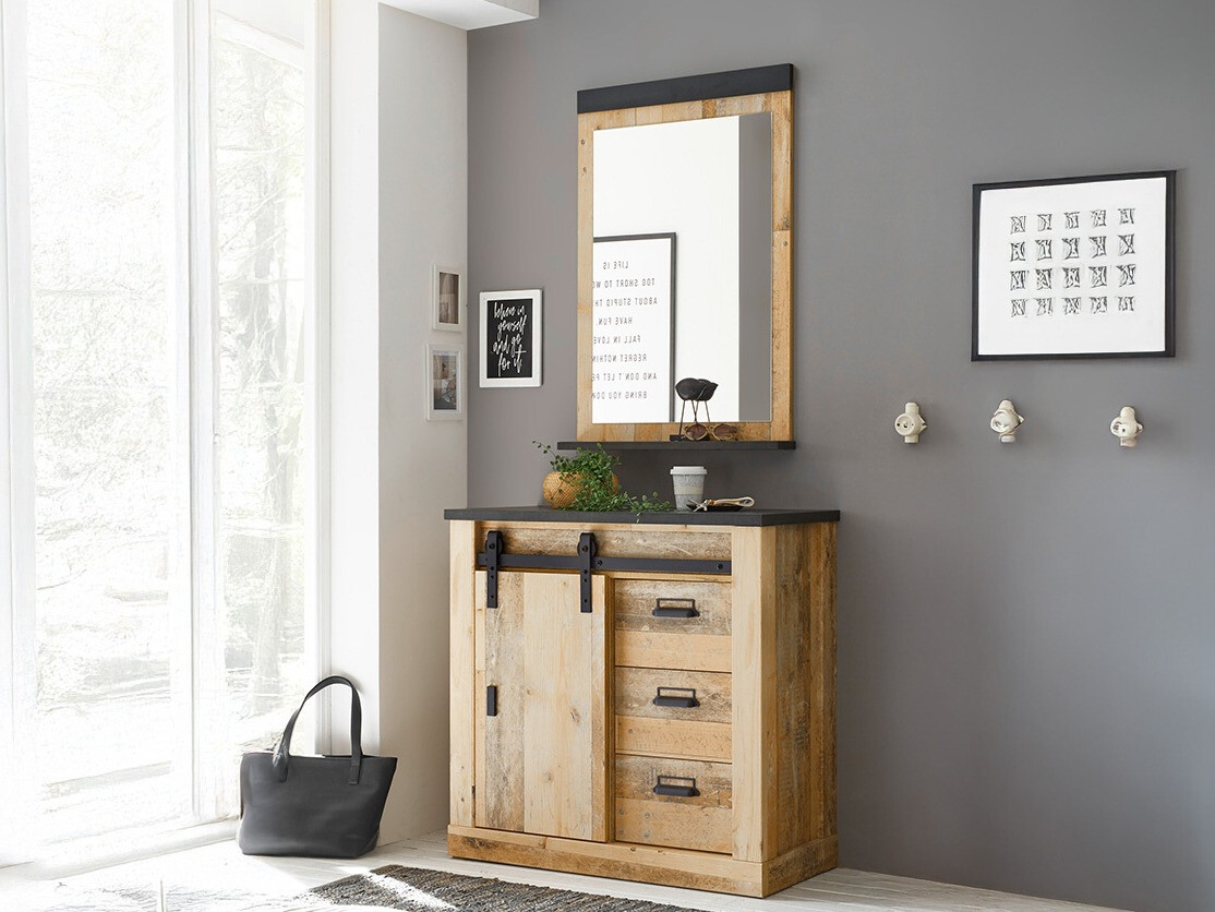 Set za hodnik Cirtale 129 (Ostarjelo drvo + Antracit)