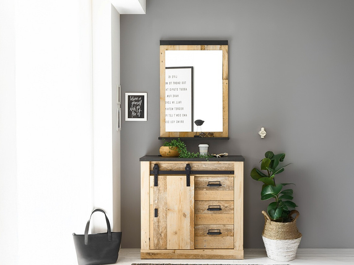 Set za hodnik Cirtale 129 (Starinsko drvo + Antracit)