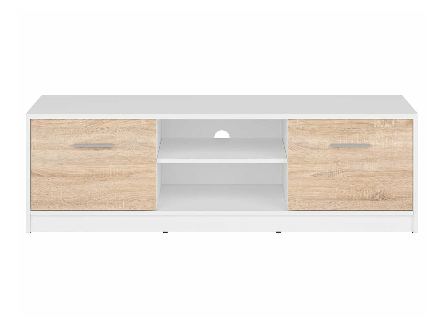 TV stol Novsore 100 (Bijela + Sonoma hrast)