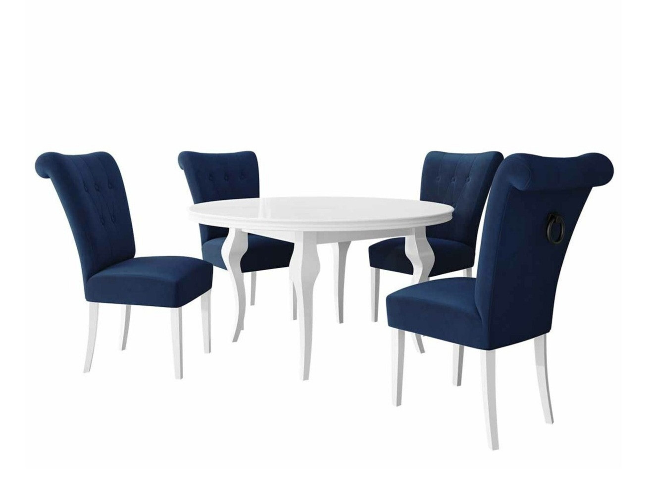 Blagovaonski set Racine 143 (Bijela + Magic Velvet 2216)