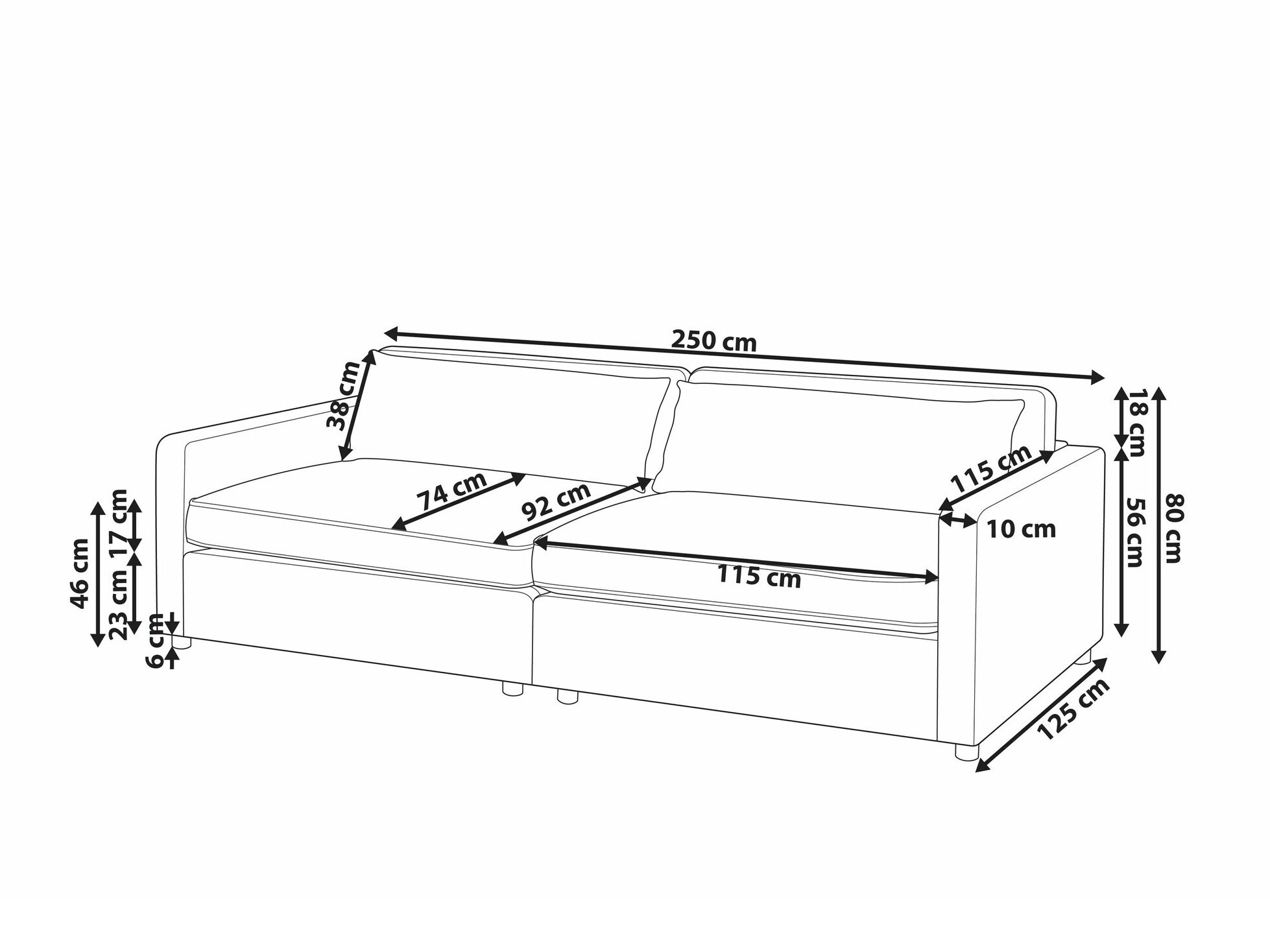Kauč Berwyn 2374 (Taupe)