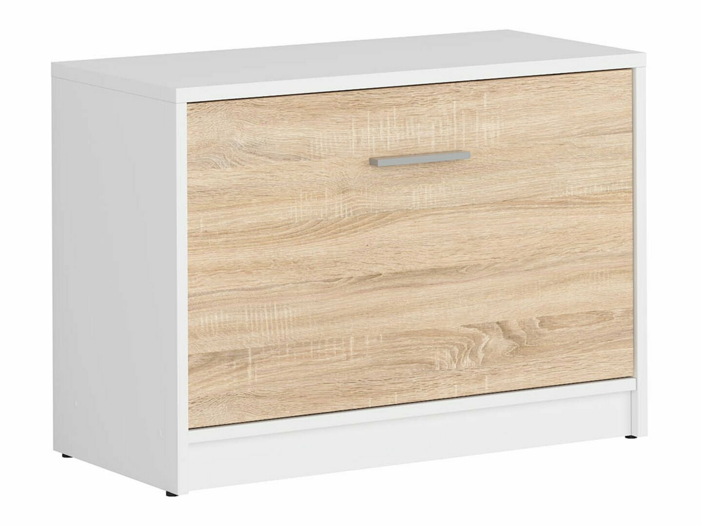 Ormarić za cipele Novsore 111 (Bijela + Sonoma hrast)