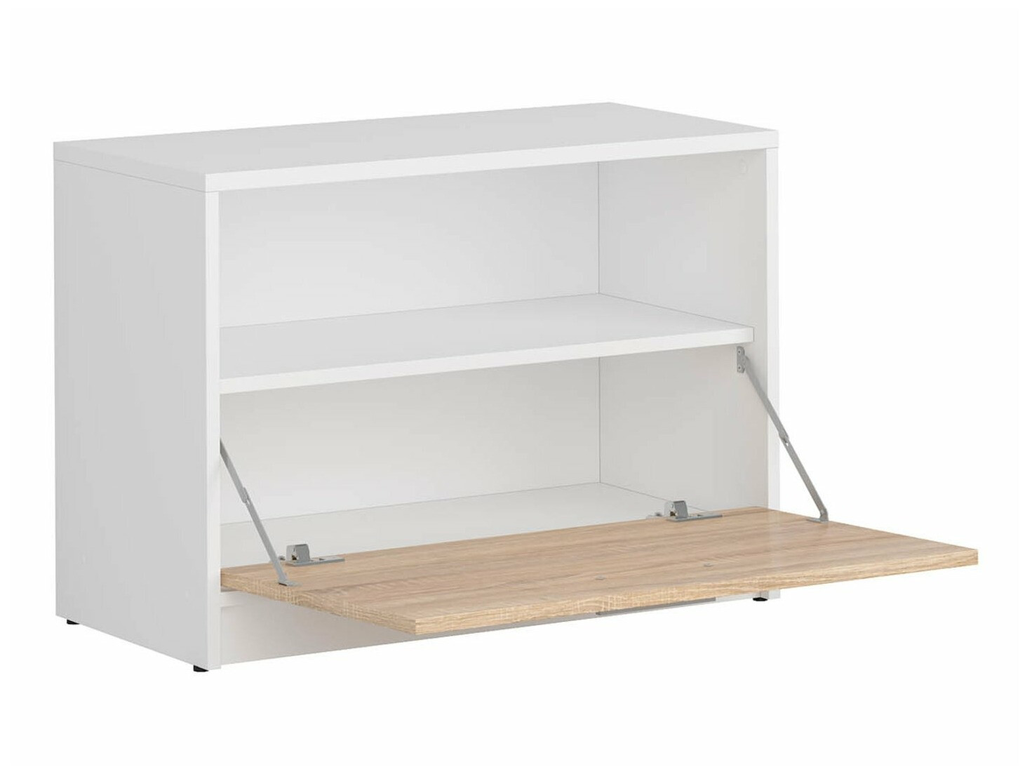 Ormarić za cipele Novsore 111 (Bijela + Sonoma hrast)