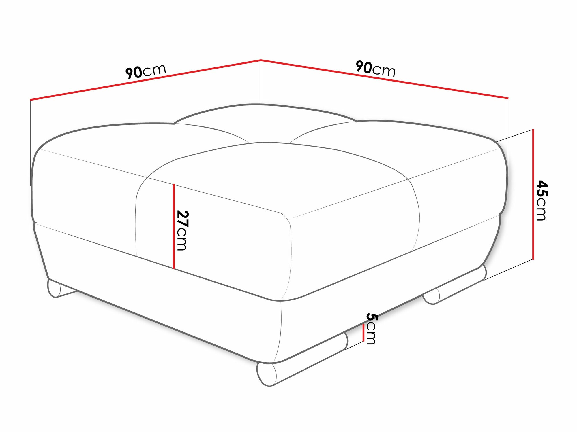 Tapecirana klupa Signis (Velo 621)