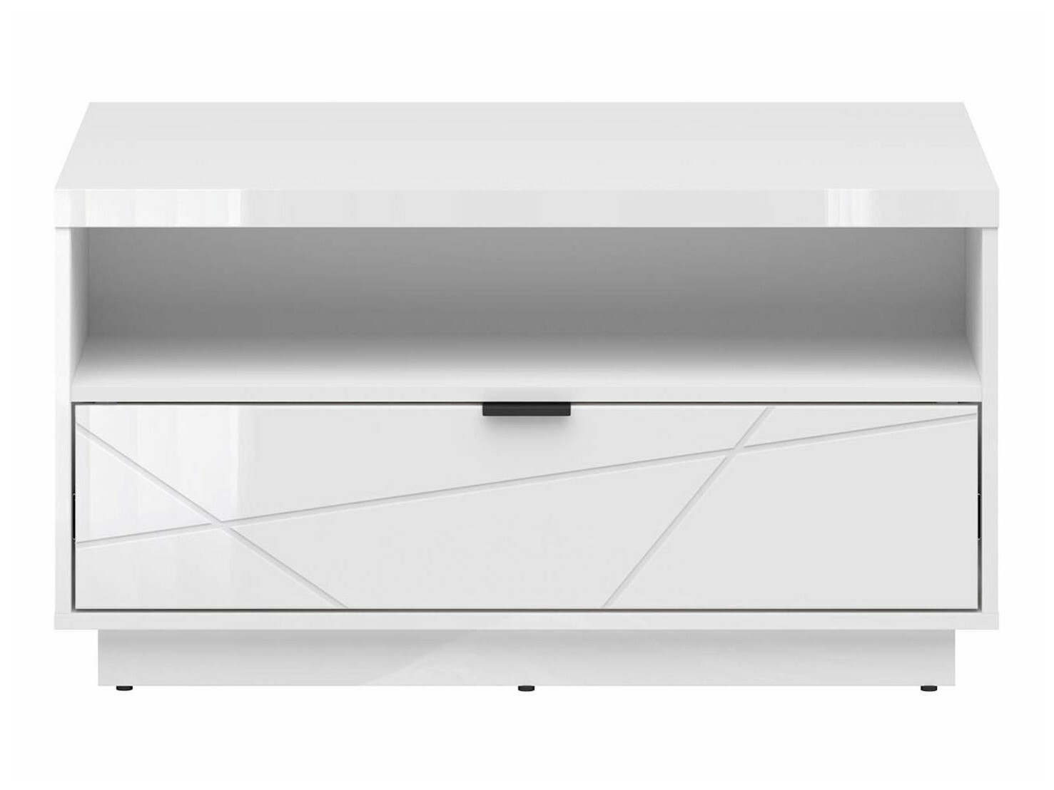 Stolić za kavu Fivale 117 (Sjajno bijela + Bijela)