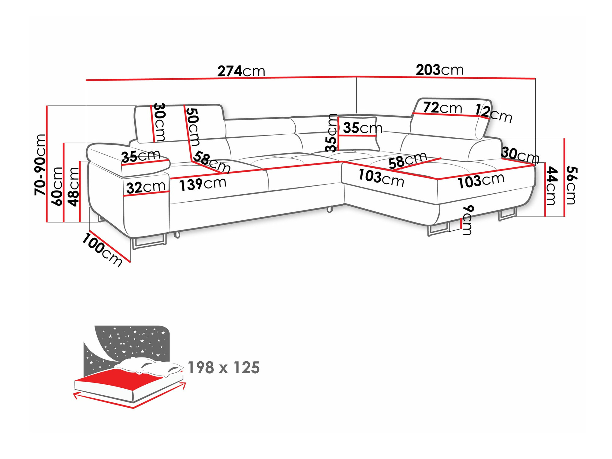 Kutna garnitura Comfivo Eliferu 100 (Lux 05)