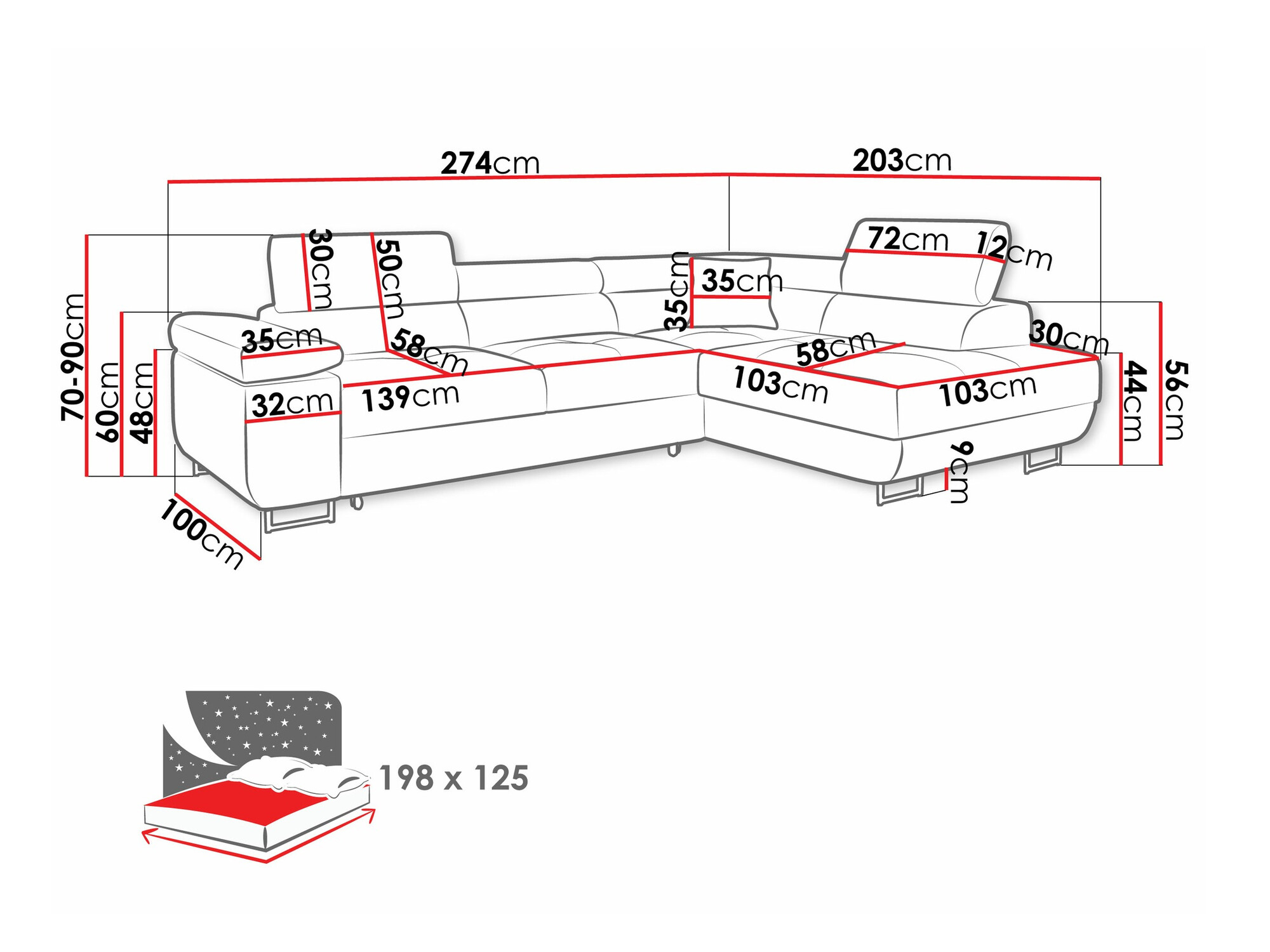 Kutna garnitura Comfivo Eliferu 100 (Manila 02)