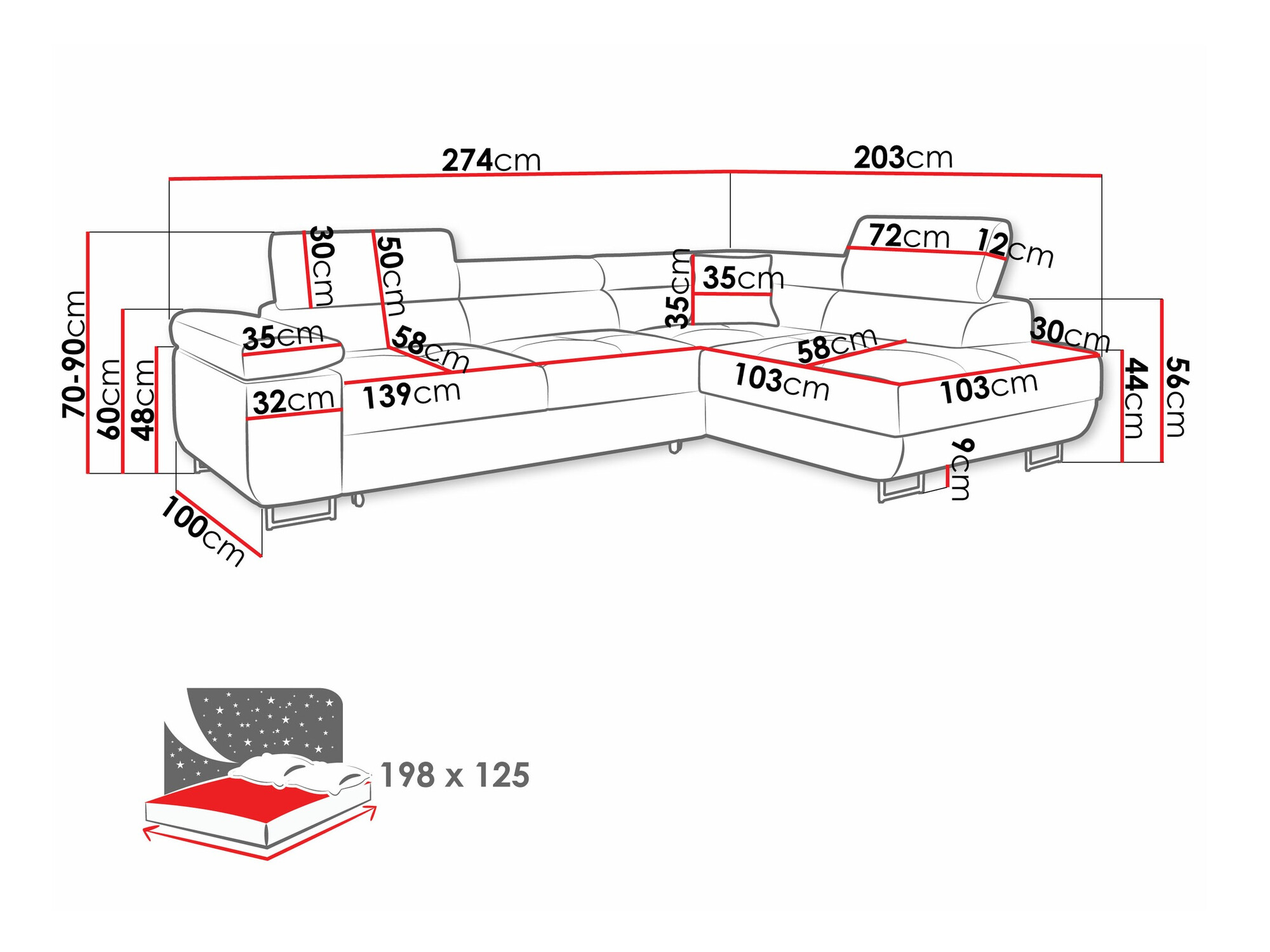 Kutna garnitura Comfivo Eliferu 100 (Manila 18)